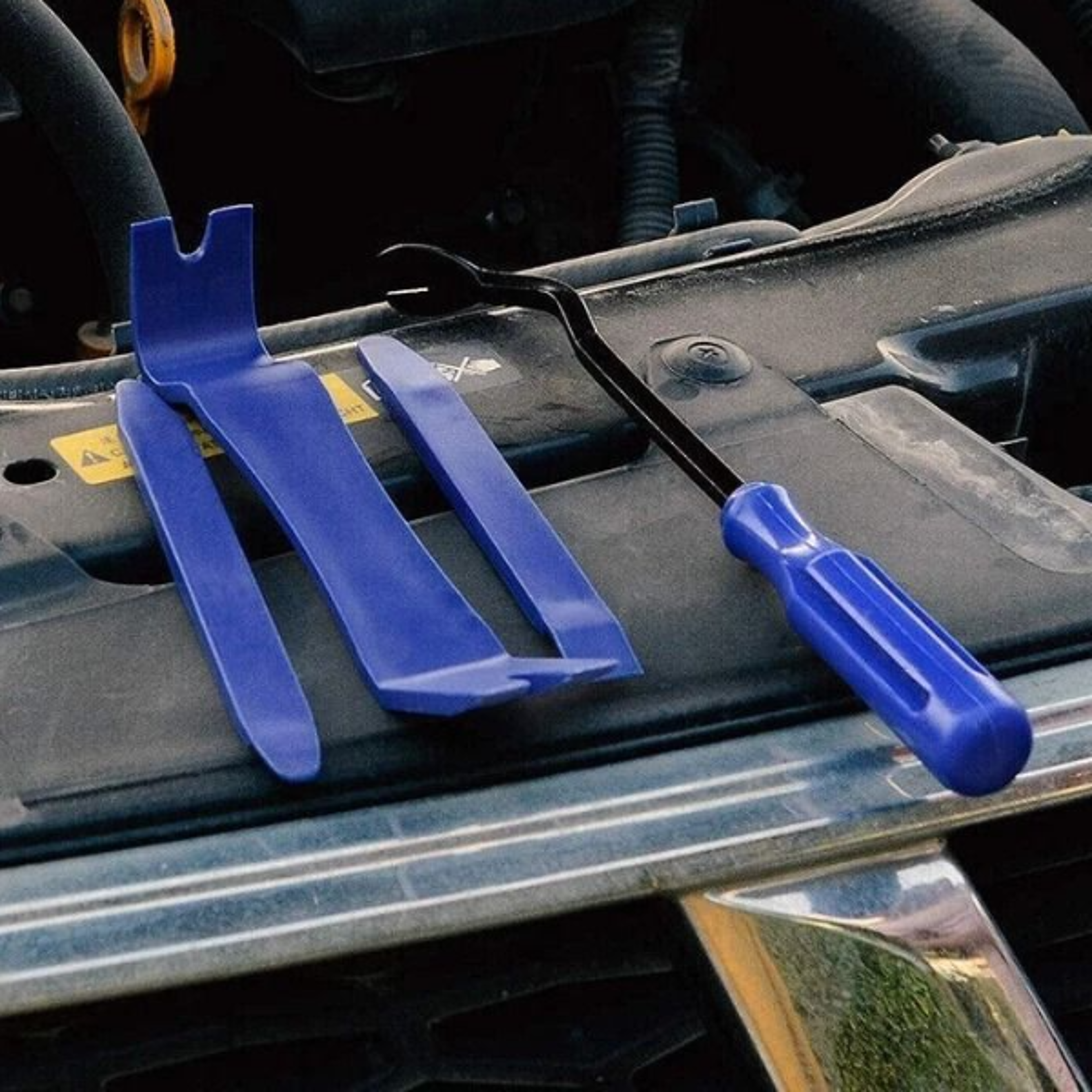 universal car trim removal tool kit nylon pry set for dash panel radio door clip fasteners