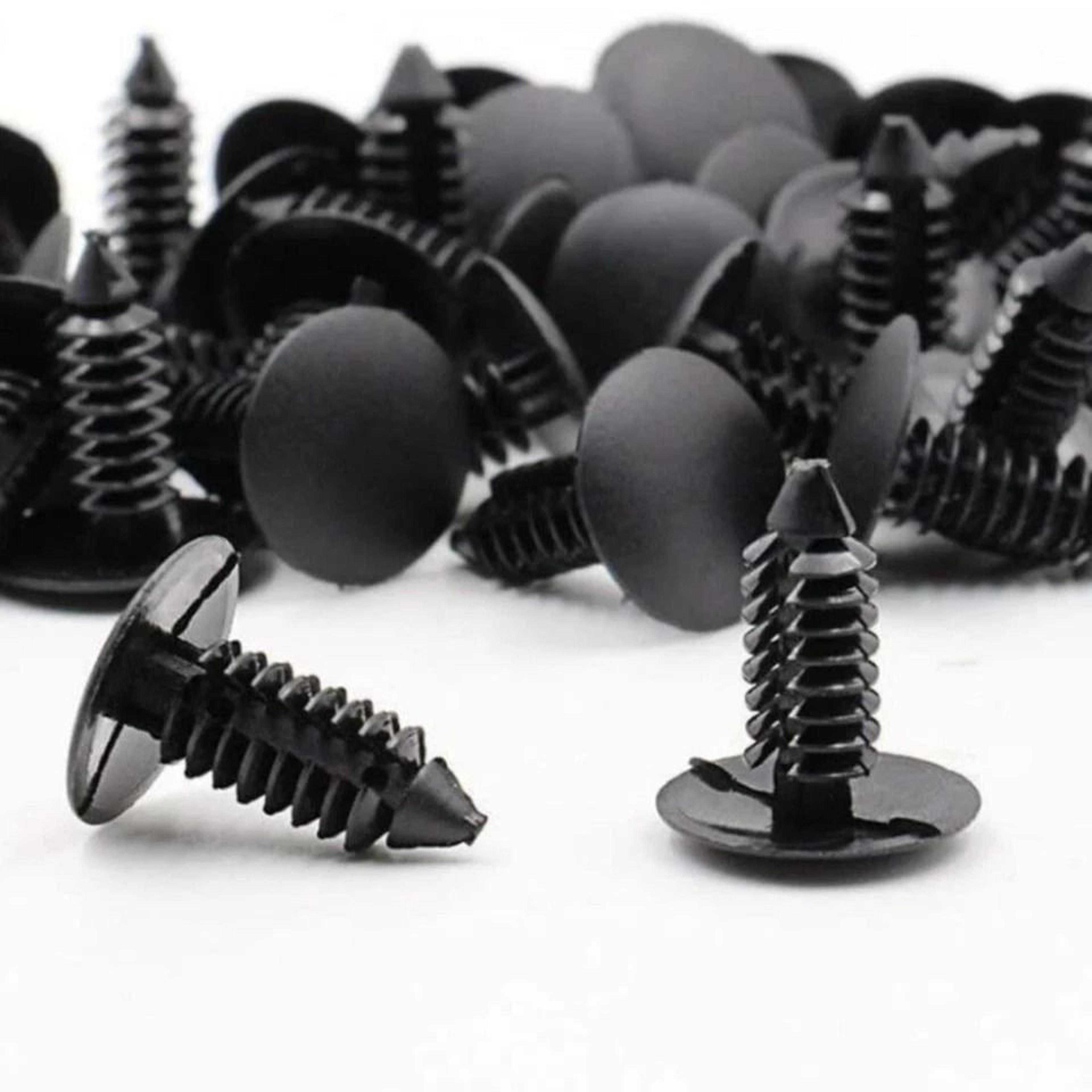 universal auto trim clips kit durable bumper fastener clips & car push pins for fender and panel fixing