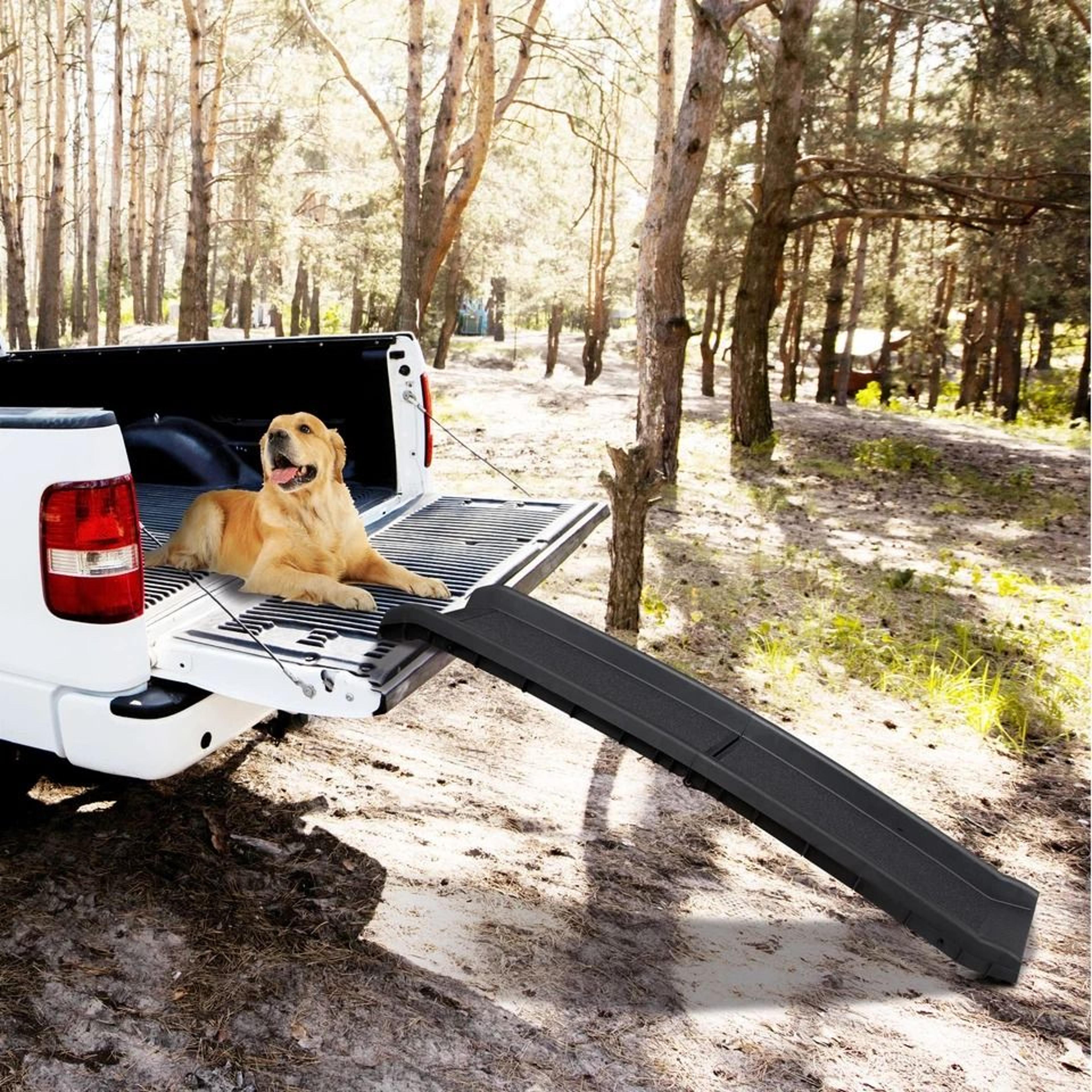 portable folding dog ramp heavy duty lightweight pet ramp for car travel safe dog ramp for suv