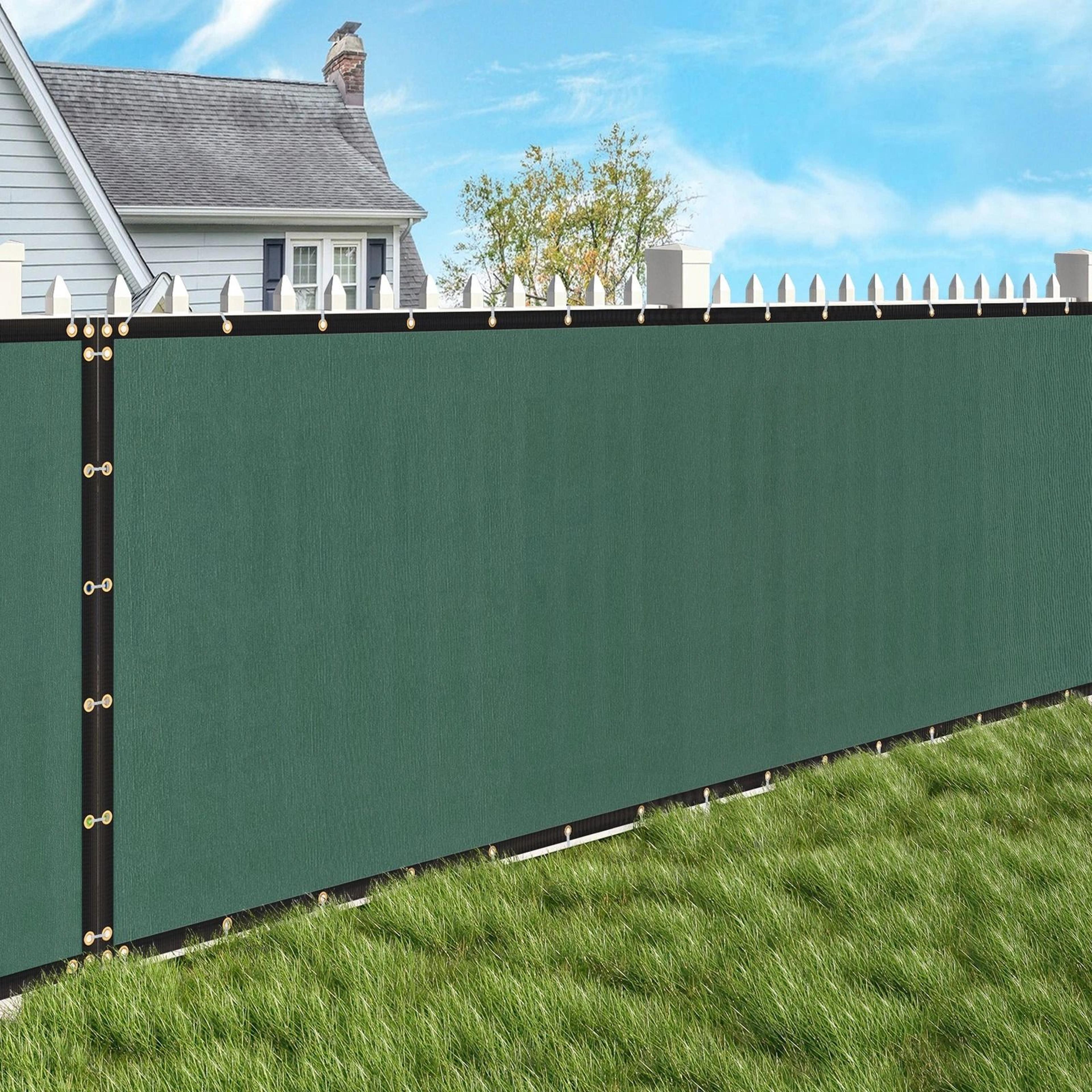 Outdoor Privacy Fence Screen Shade Cover UV Resistant Wind Mesh For Patio Garden Backyard 7
