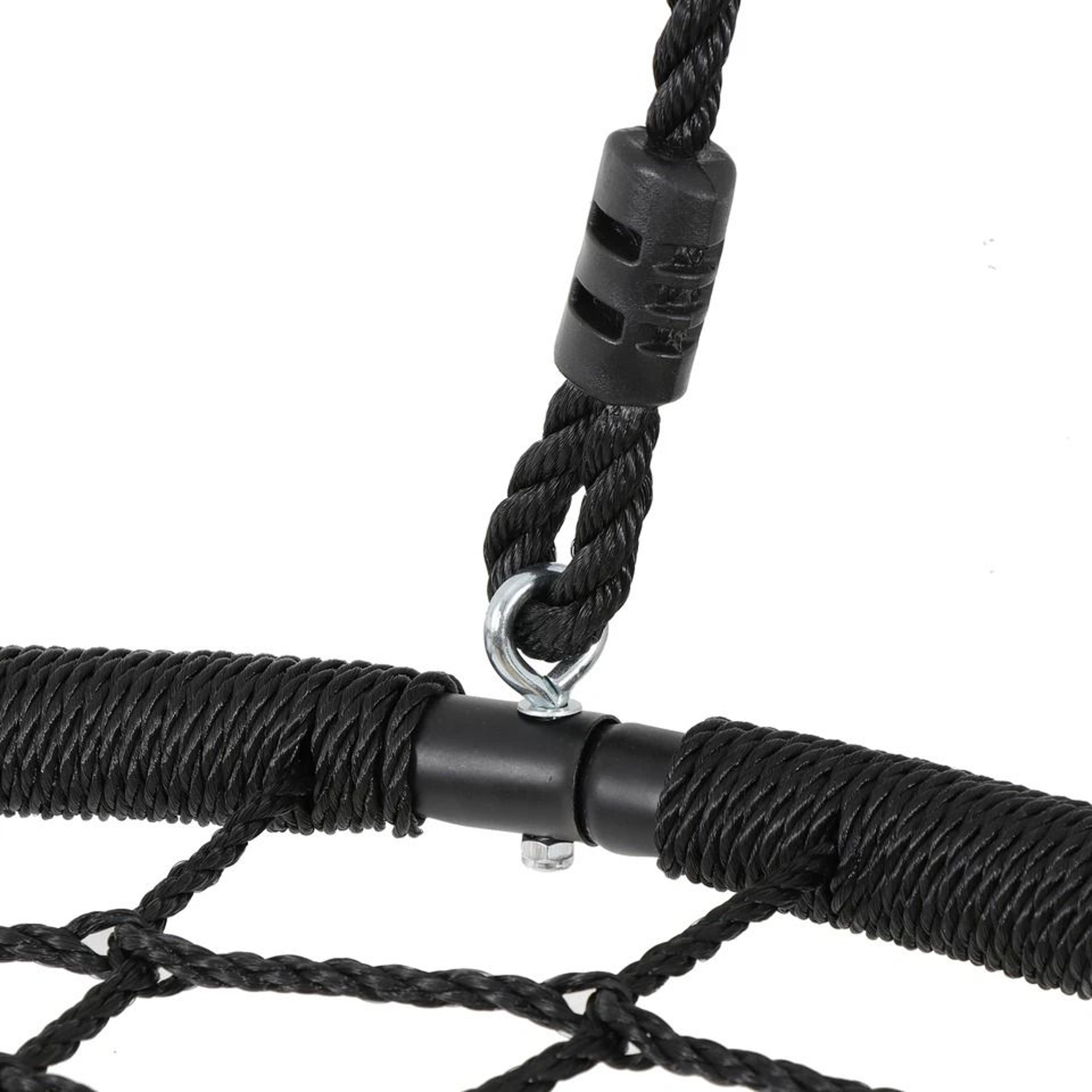 Spider Web Tree Swing Outdoor Kids Platform Swing With Heavy Duty Rope And Steel Frame 3