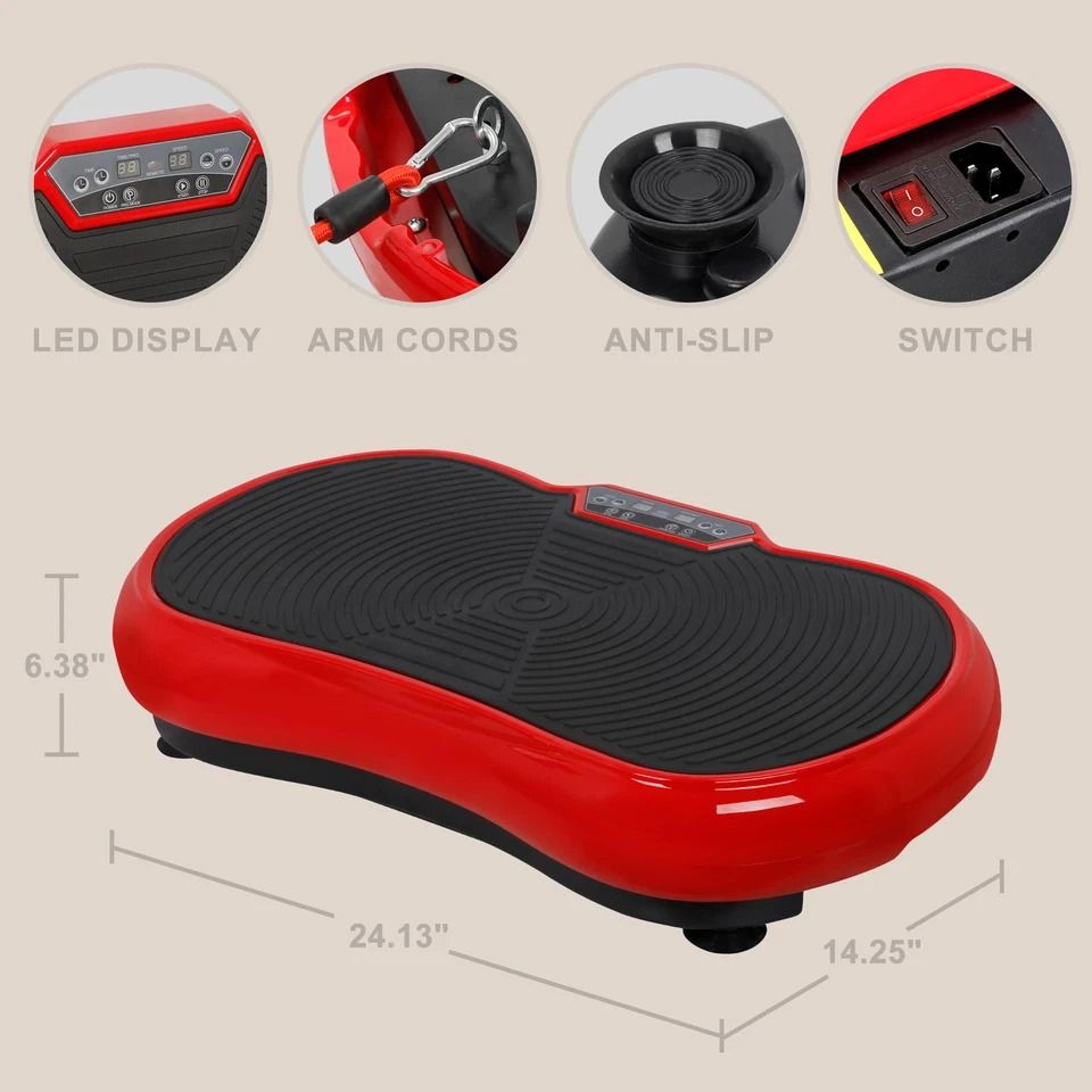 Crazy Fit Pro Vibration Platform Machine With Bluetooth  Resistance Bands For Full Body Workout 4