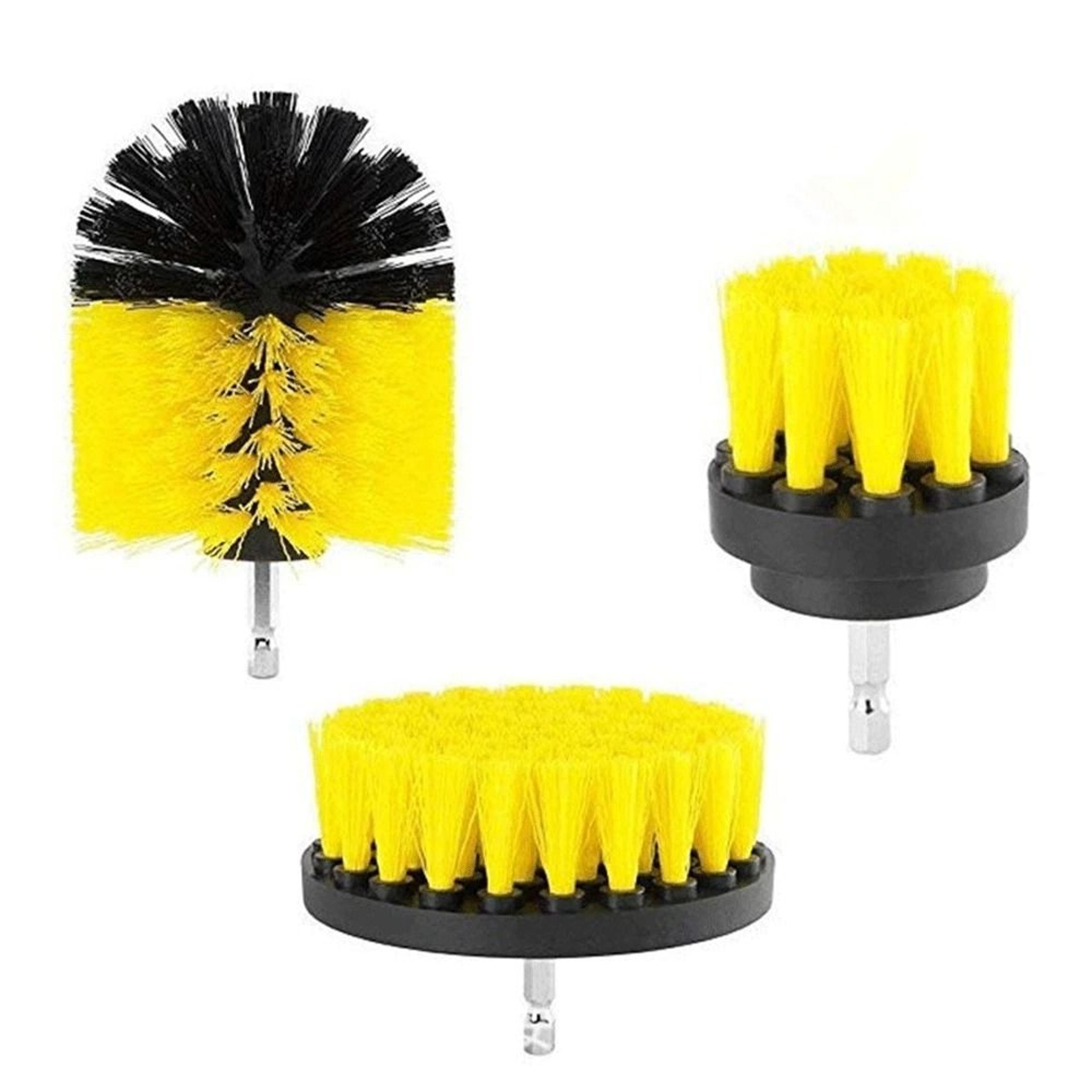 electric drill brush attachment set power scrubber for tile grout carpet cleaning