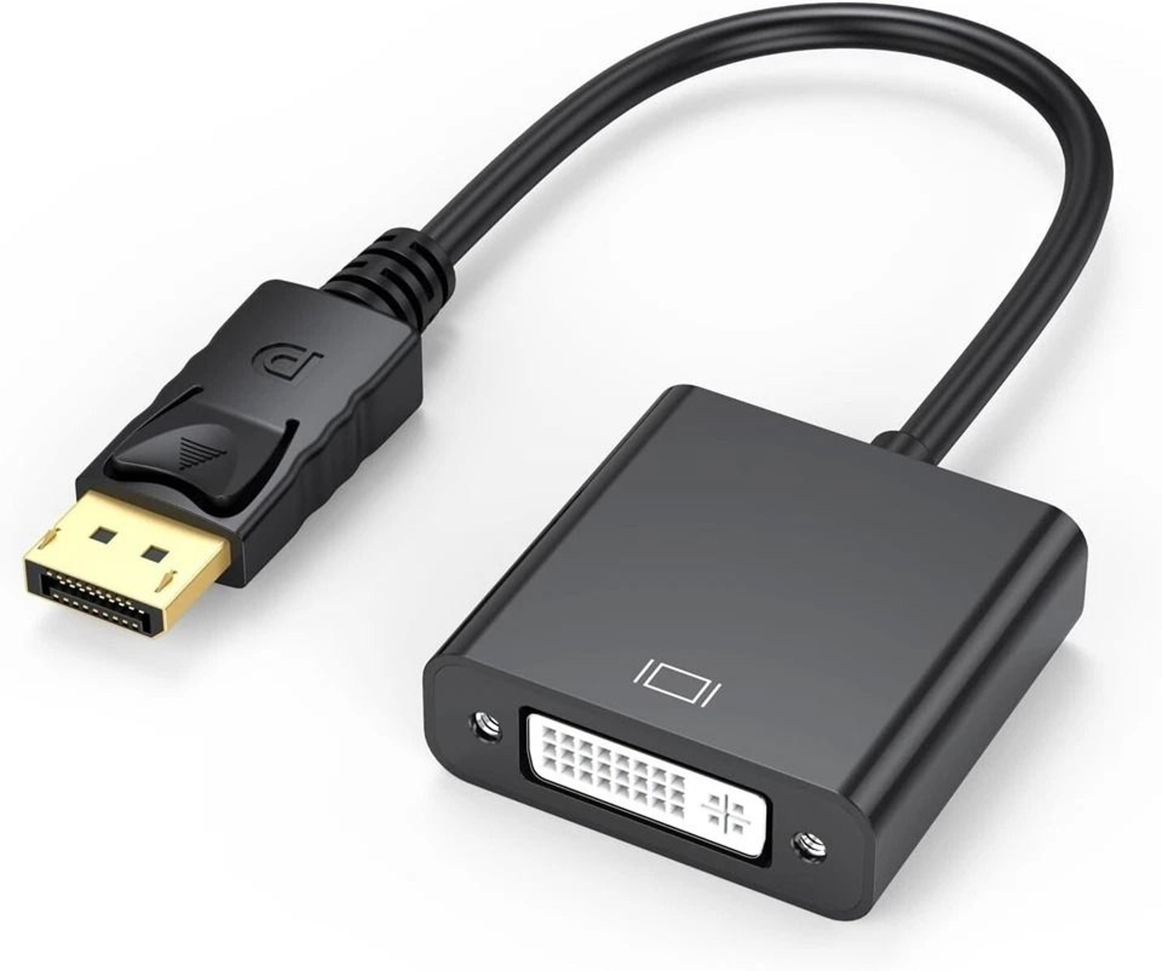 Display Port To DVI Adapter Full HD 1080p DP To DVI Converter For PC Monitor And HDTV 0