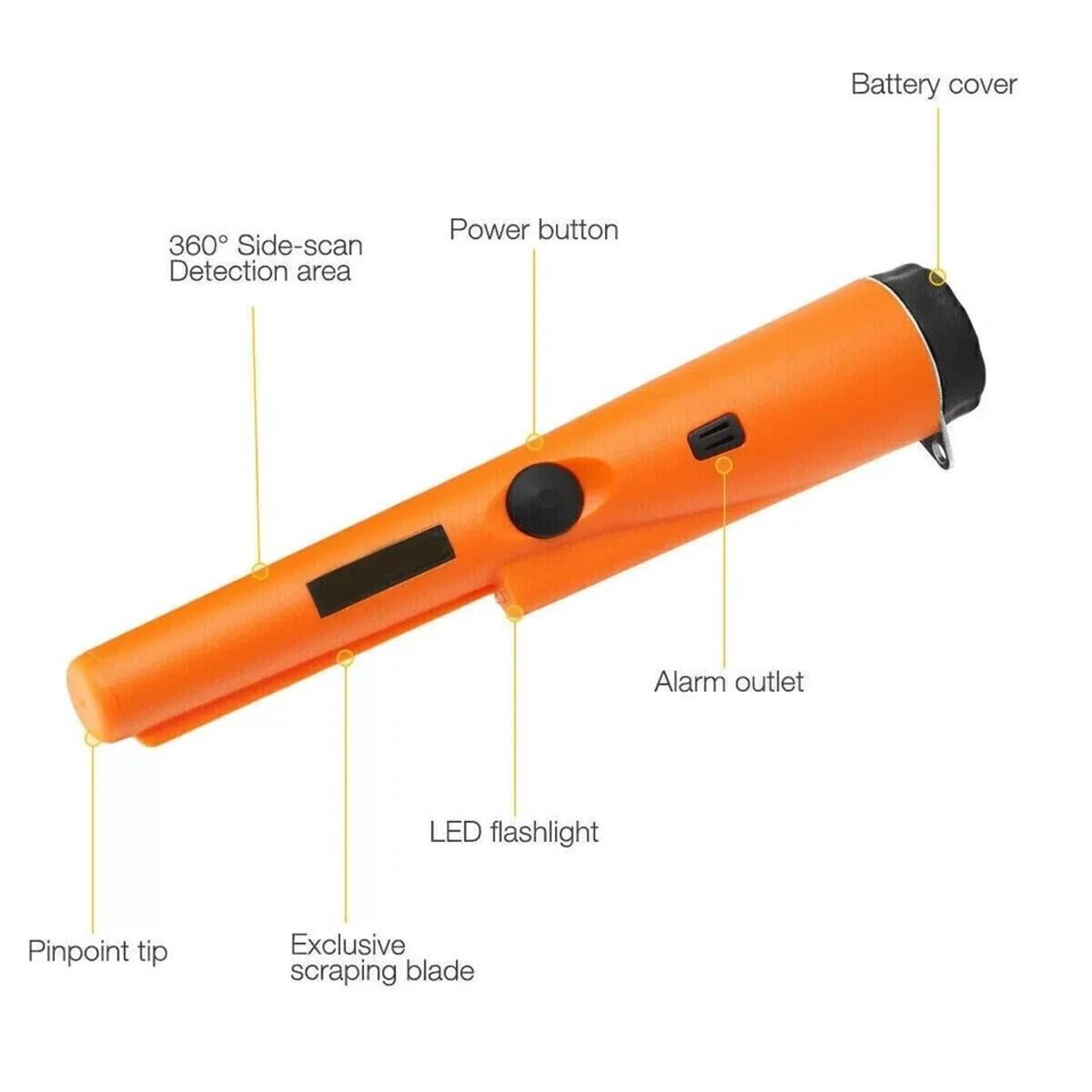 Precision Handheld Metal Detector Pinpointer For Gold Hunting  Treasure Search 4