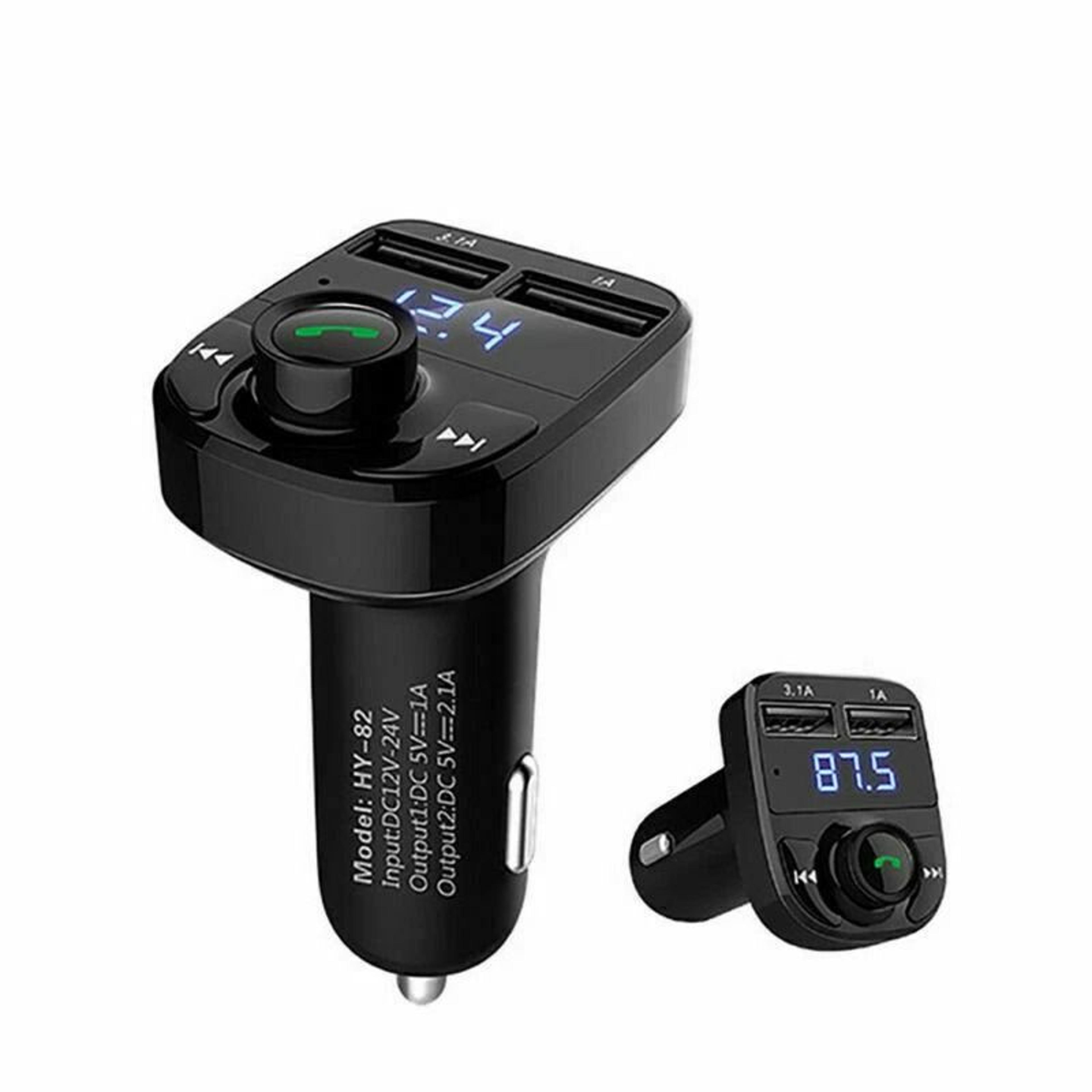 bluetooth fm transmitter car kit wireless mp3 player dual usb charger handsfree adapter
