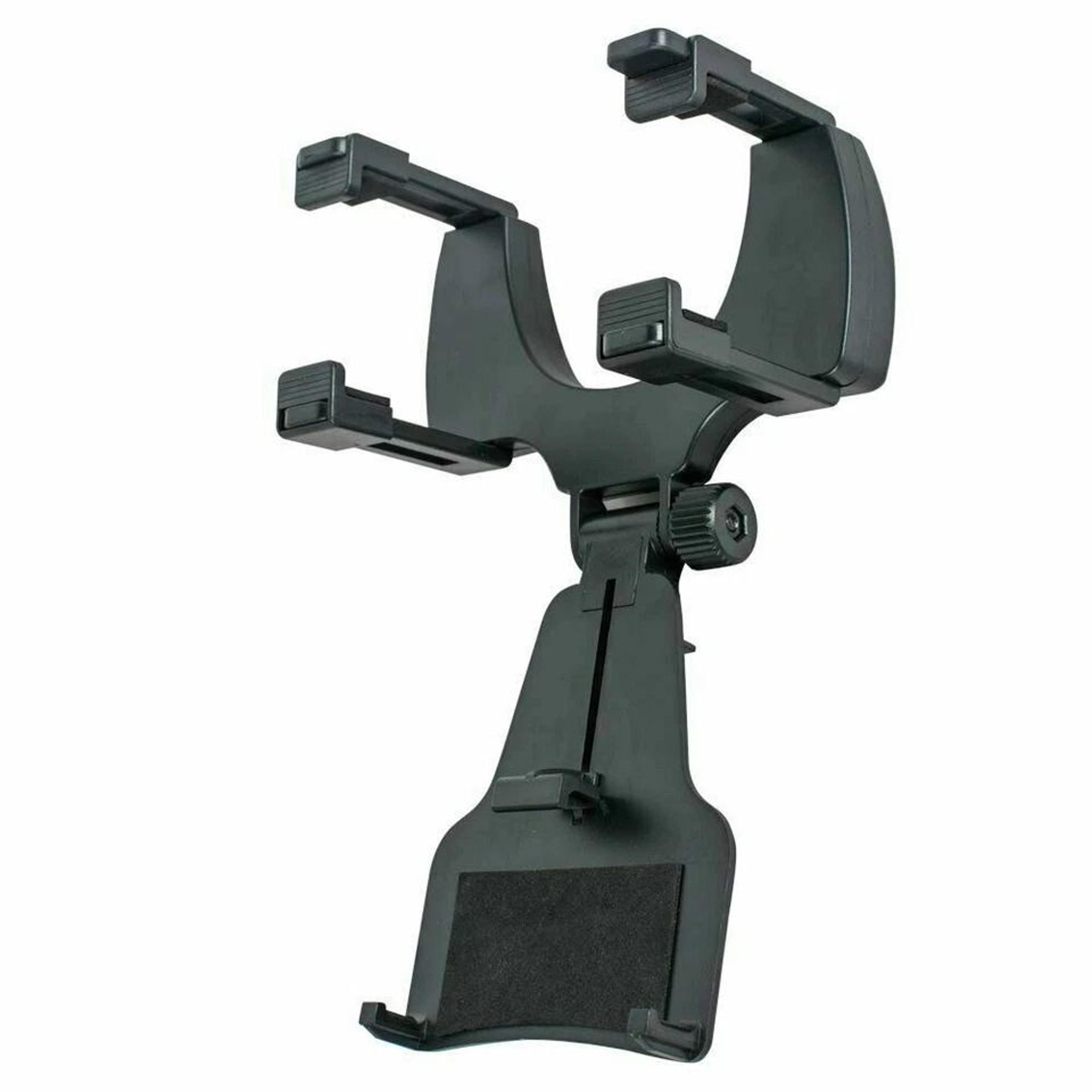 Universal Car Rearview Mirror Phone Holder Mount Hands Free Driving Cradle Adjustable Stand 2