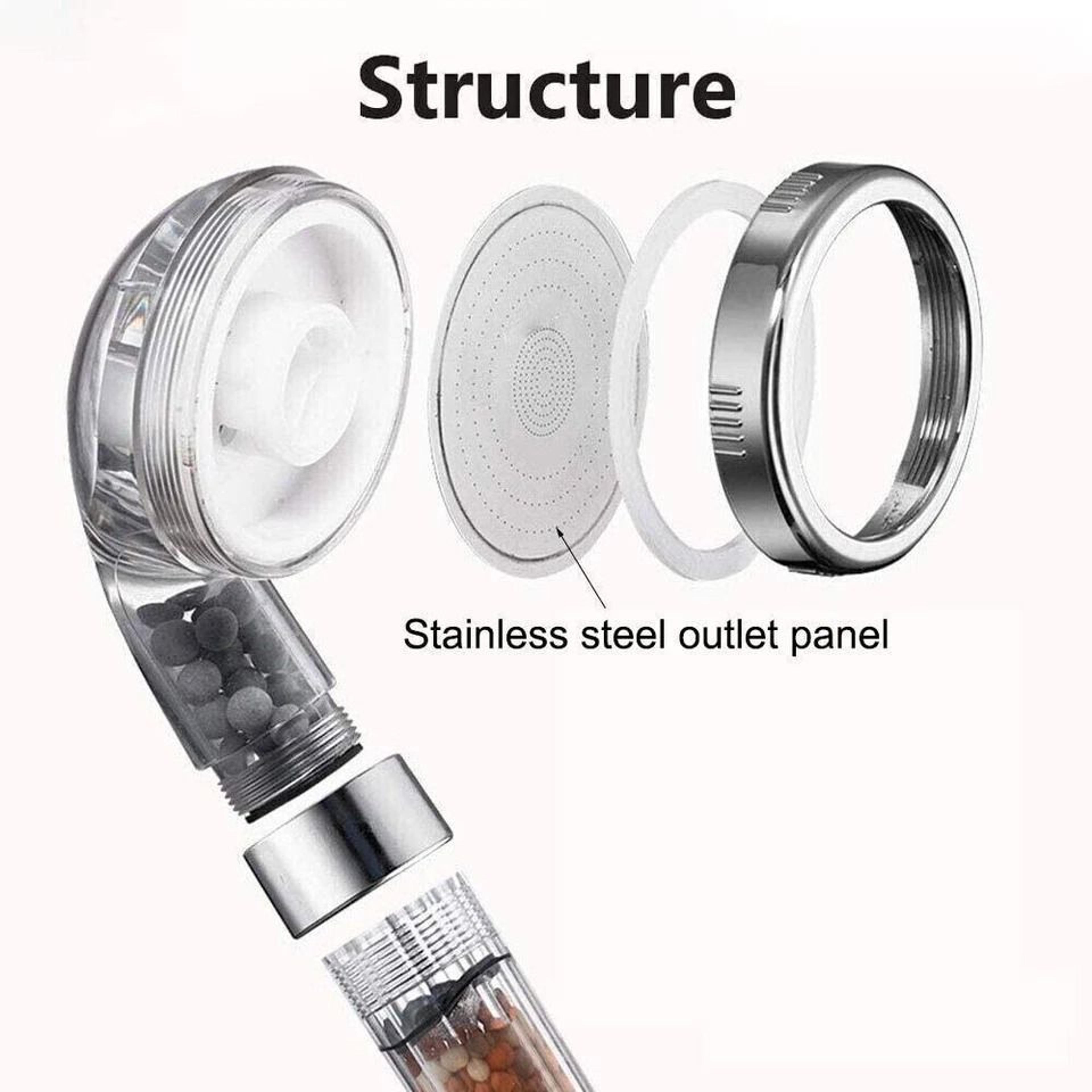 High Pressure Filtered Handheld Shower Head With Hose Water Saving Multi Spray Shower Head 2