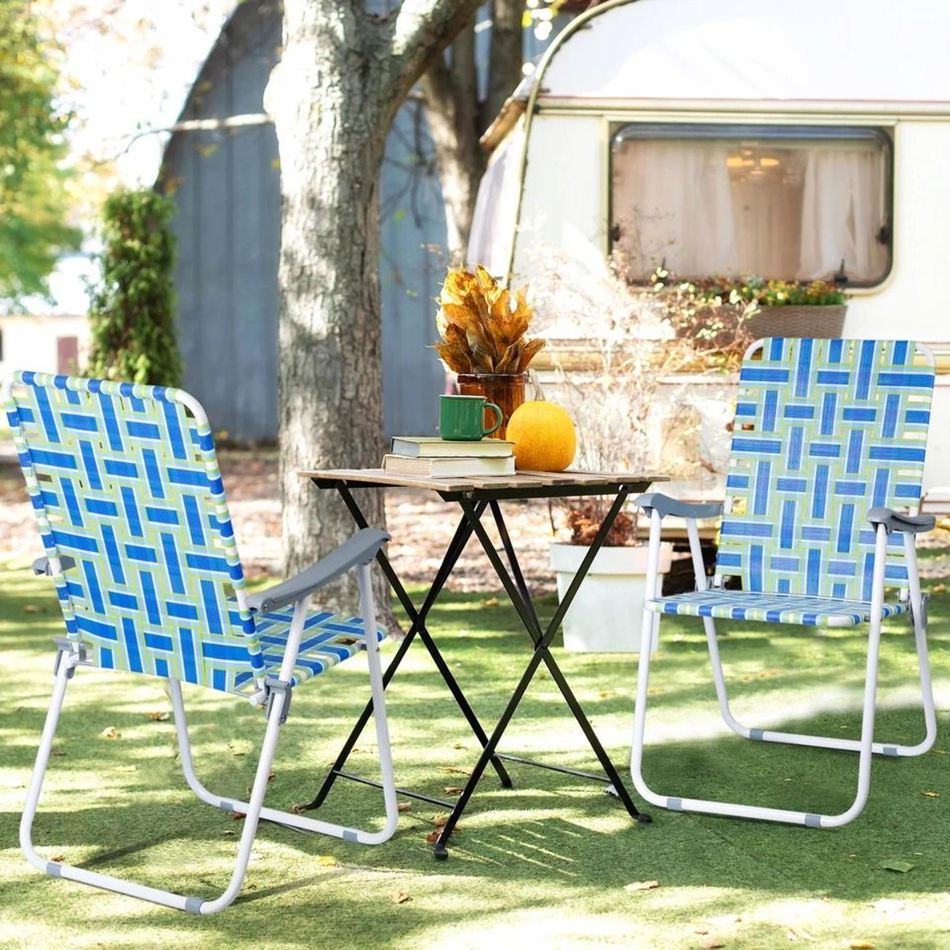 comfort max folding beach chair lightweight portable camping chair for patio lawn outdoor use