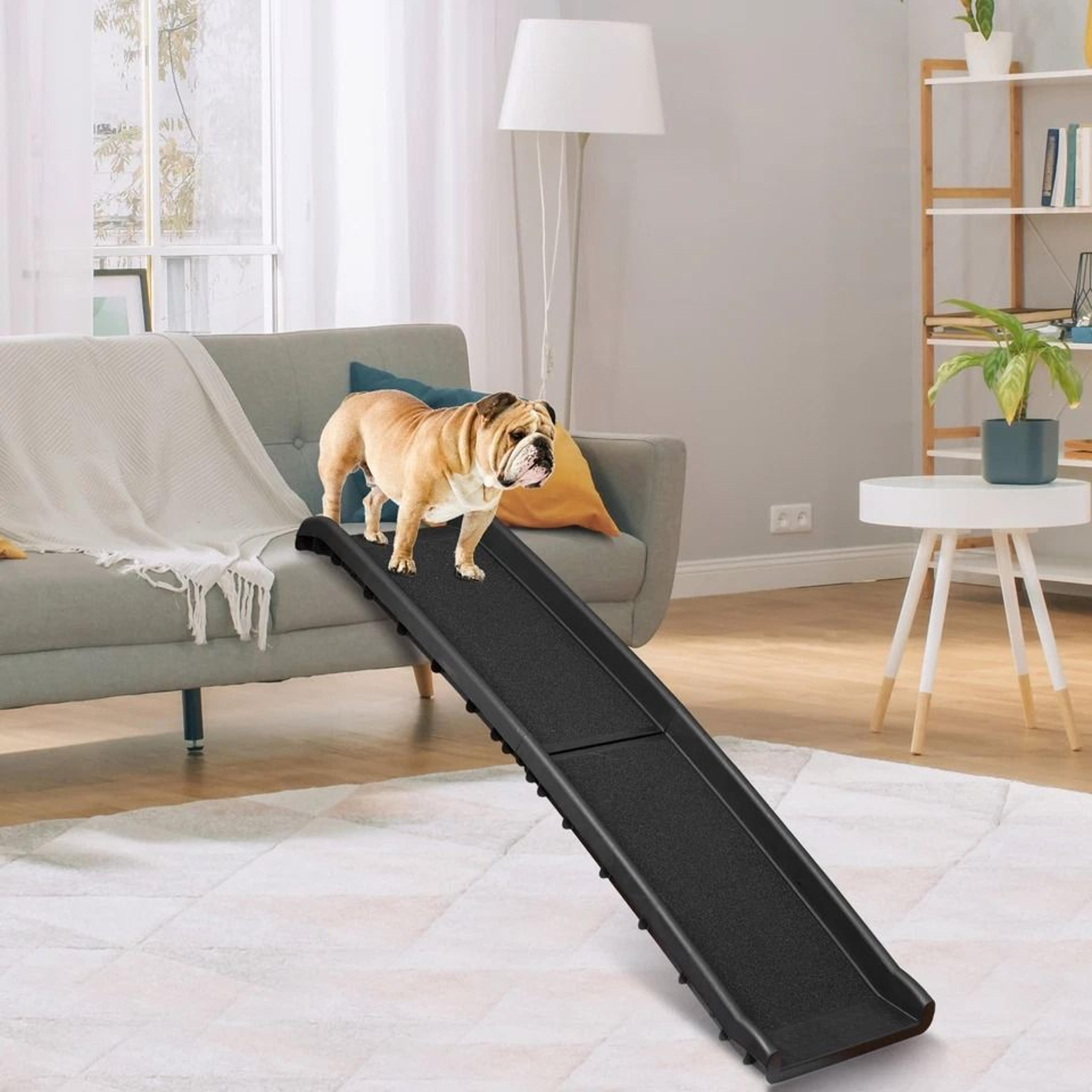 portable folding dog ramp for car non slip pet ramp for suv truck lightweight heavy duty
