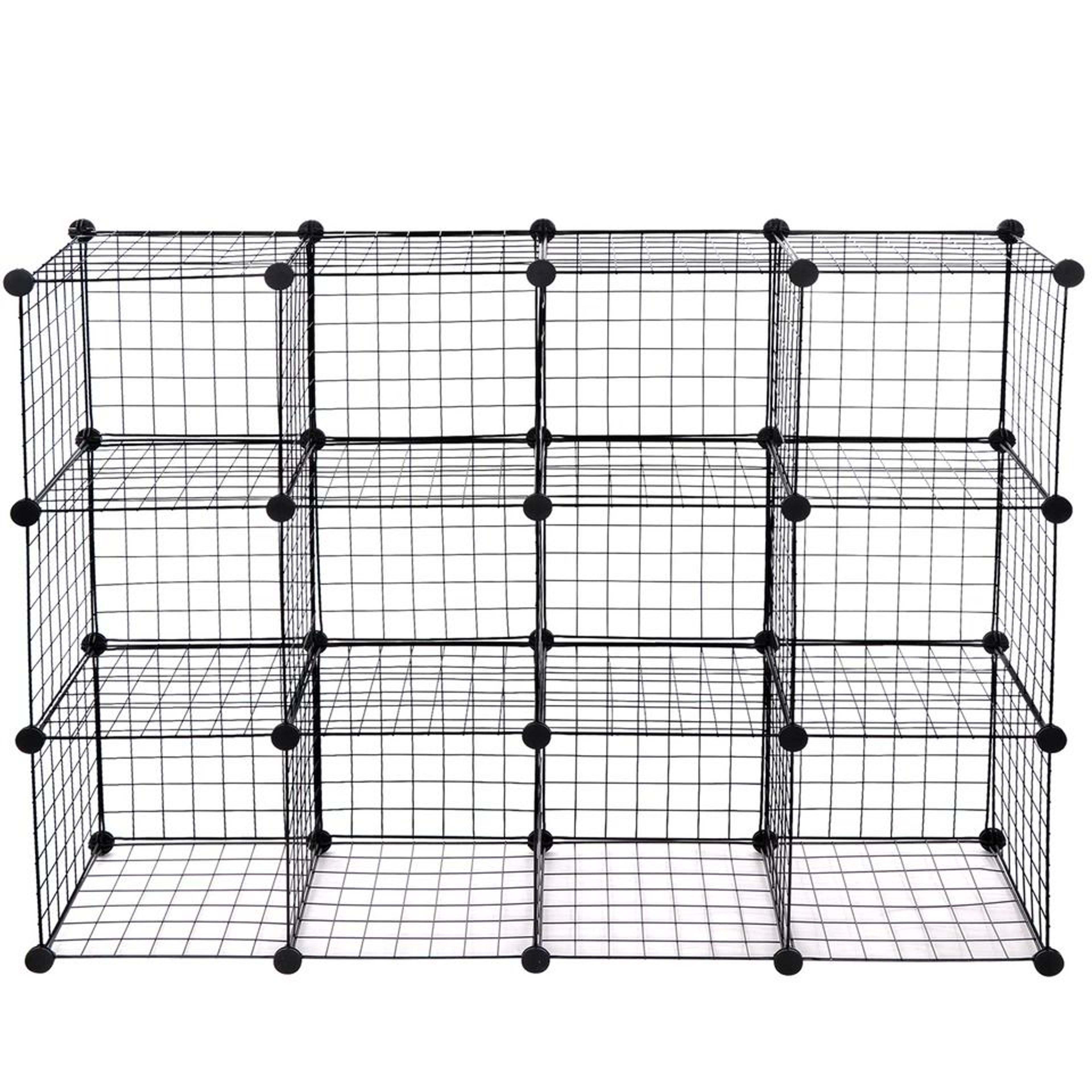 Adjustable Wire Cube Storage Organizer Modular DIY Cube Shelving Unit For Home  Closet 5