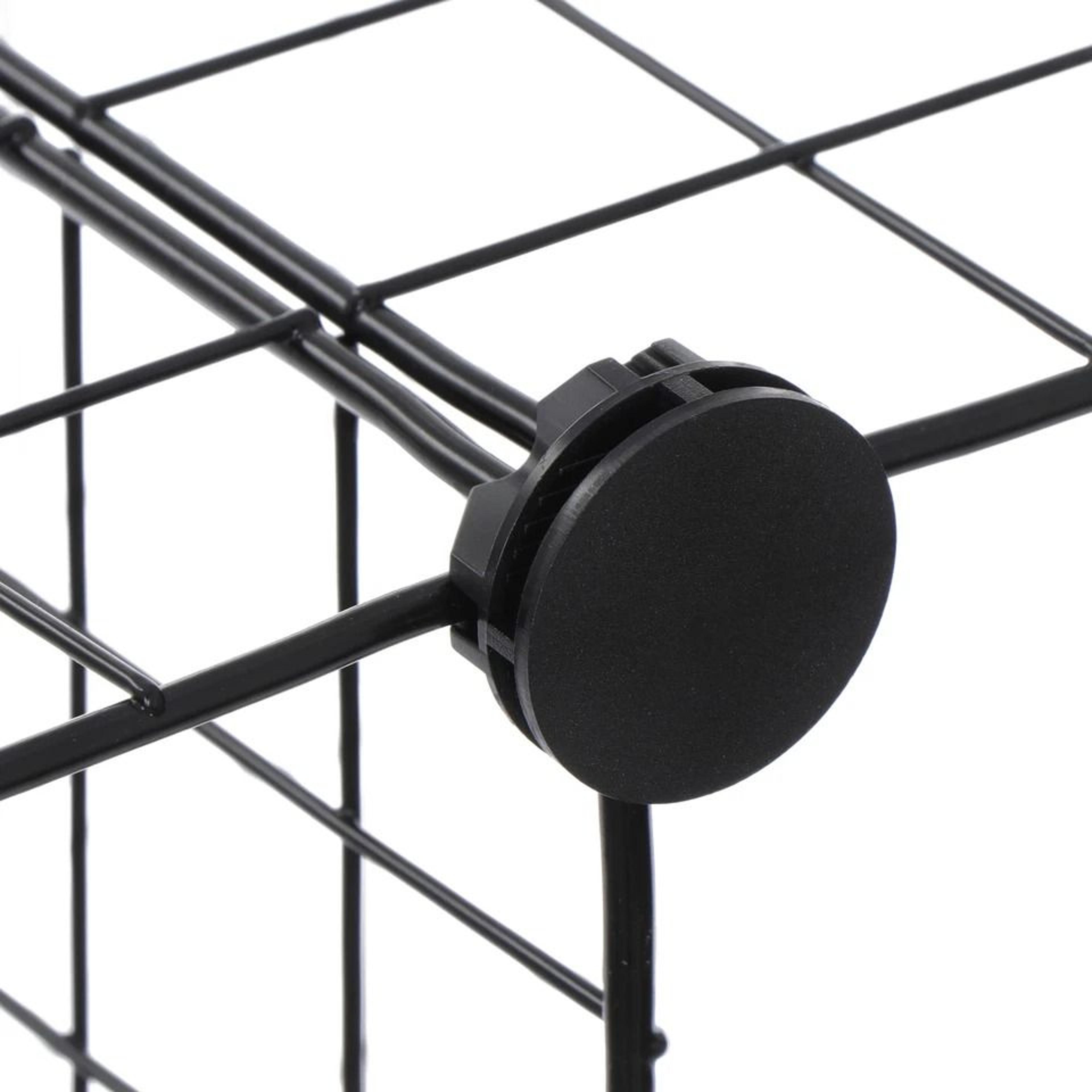 Adjustable Wire Cube Storage Organizer Modular DIY Cube Shelving Unit For Home  Closet 12