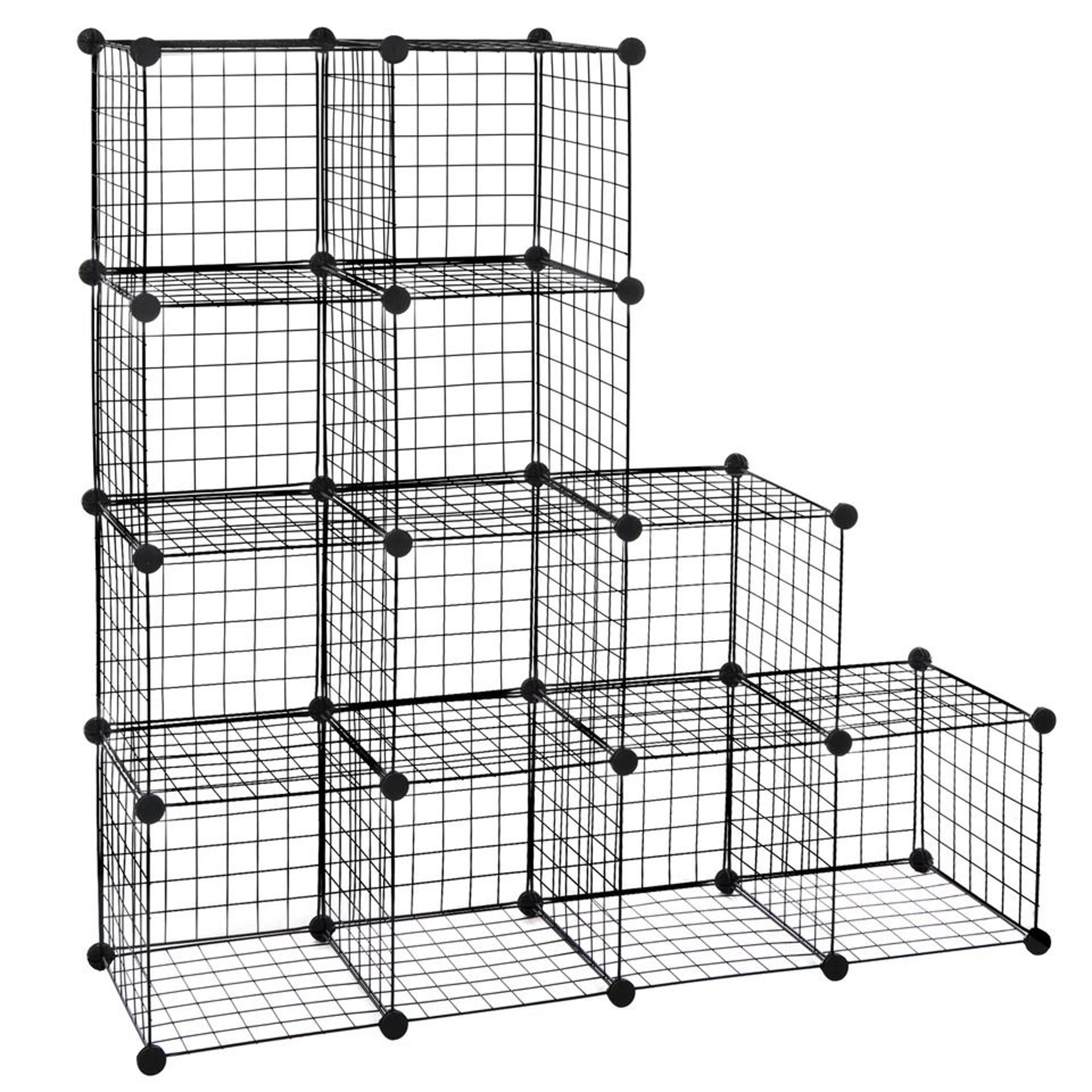 Adjustable Wire Cube Storage Organizer Modular DIY Cube Shelving Unit For Home  Closet 1