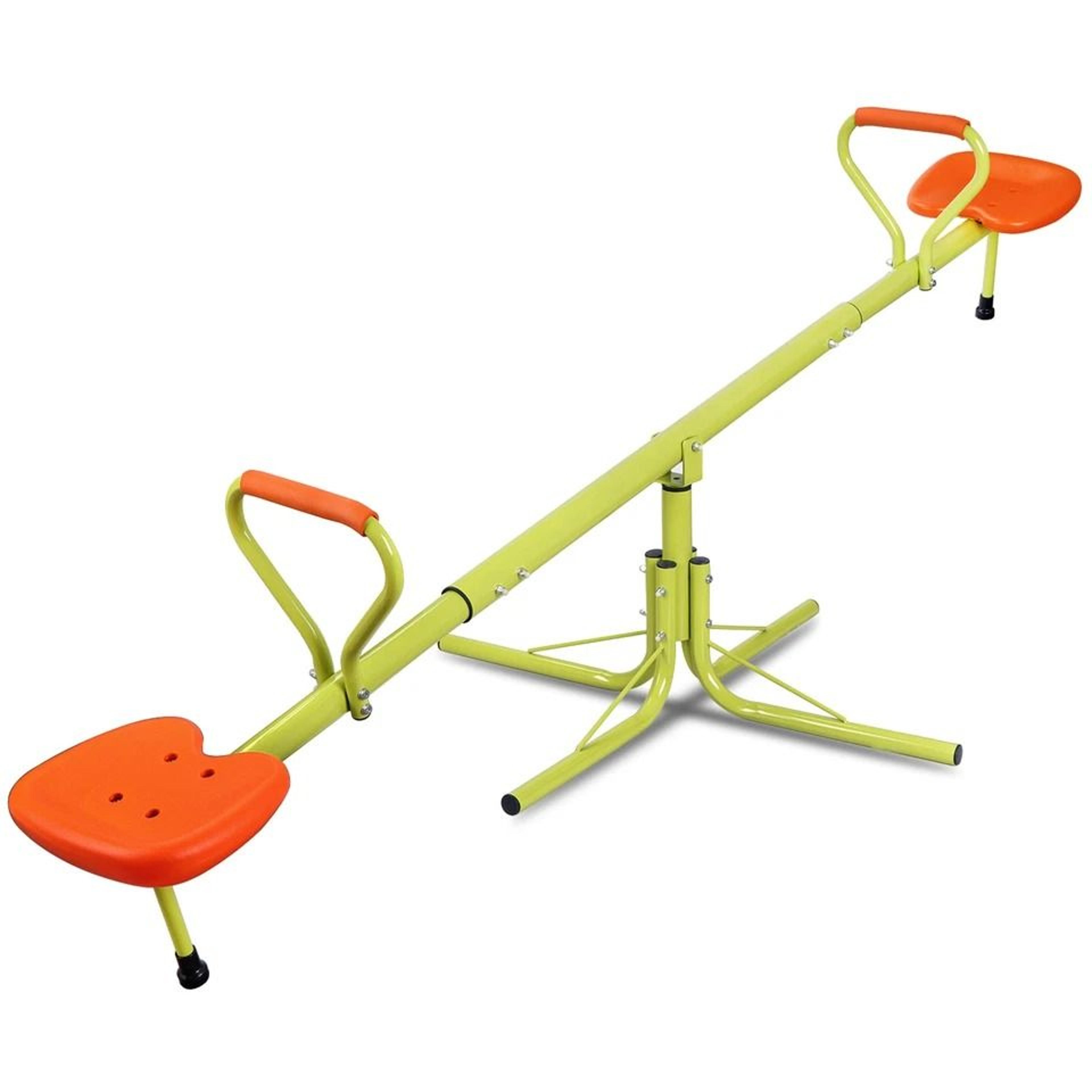 spin kids seesaw playground set heavy duty outdoor kids seesaw