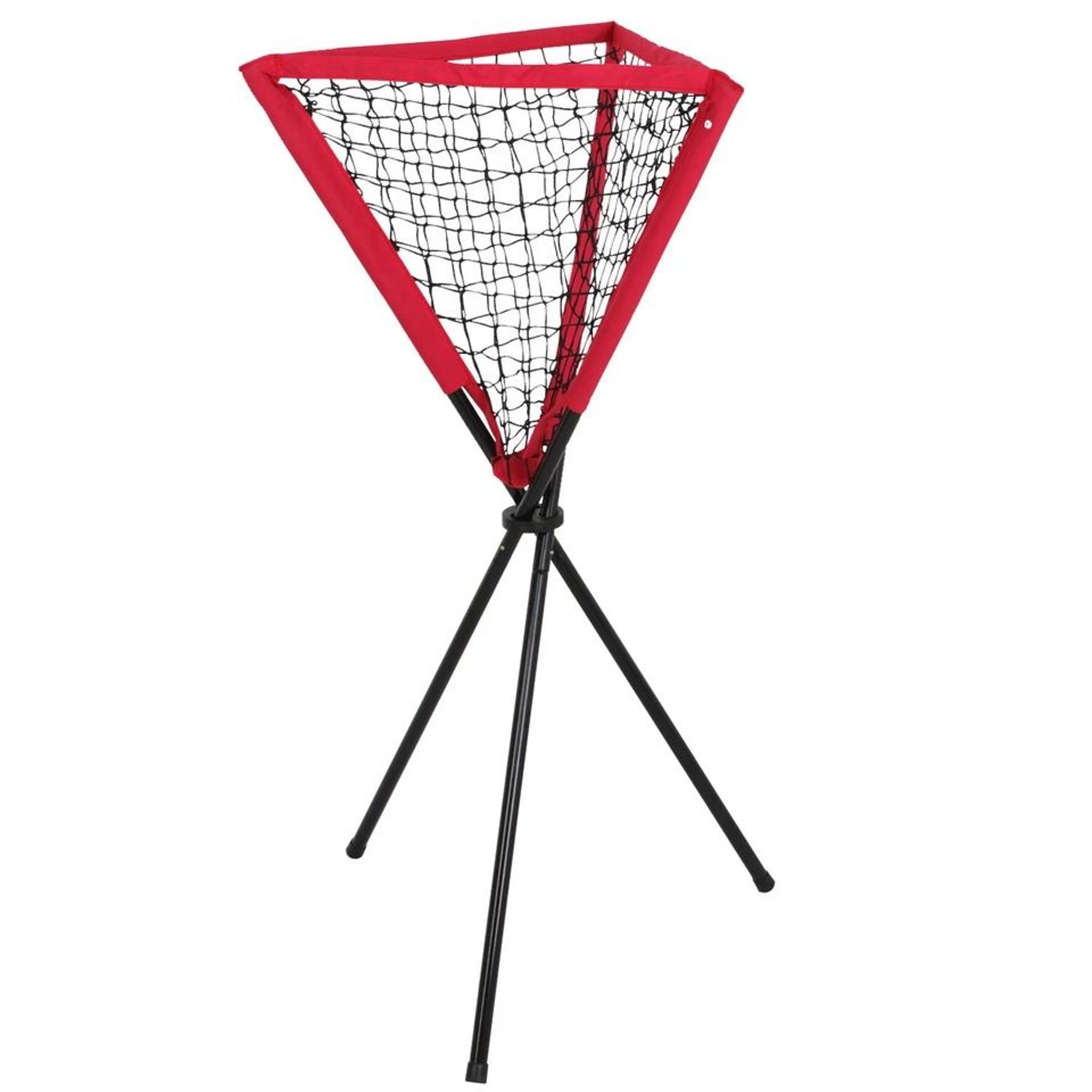 portable baseball softball ball caddy lightweight folding training basket