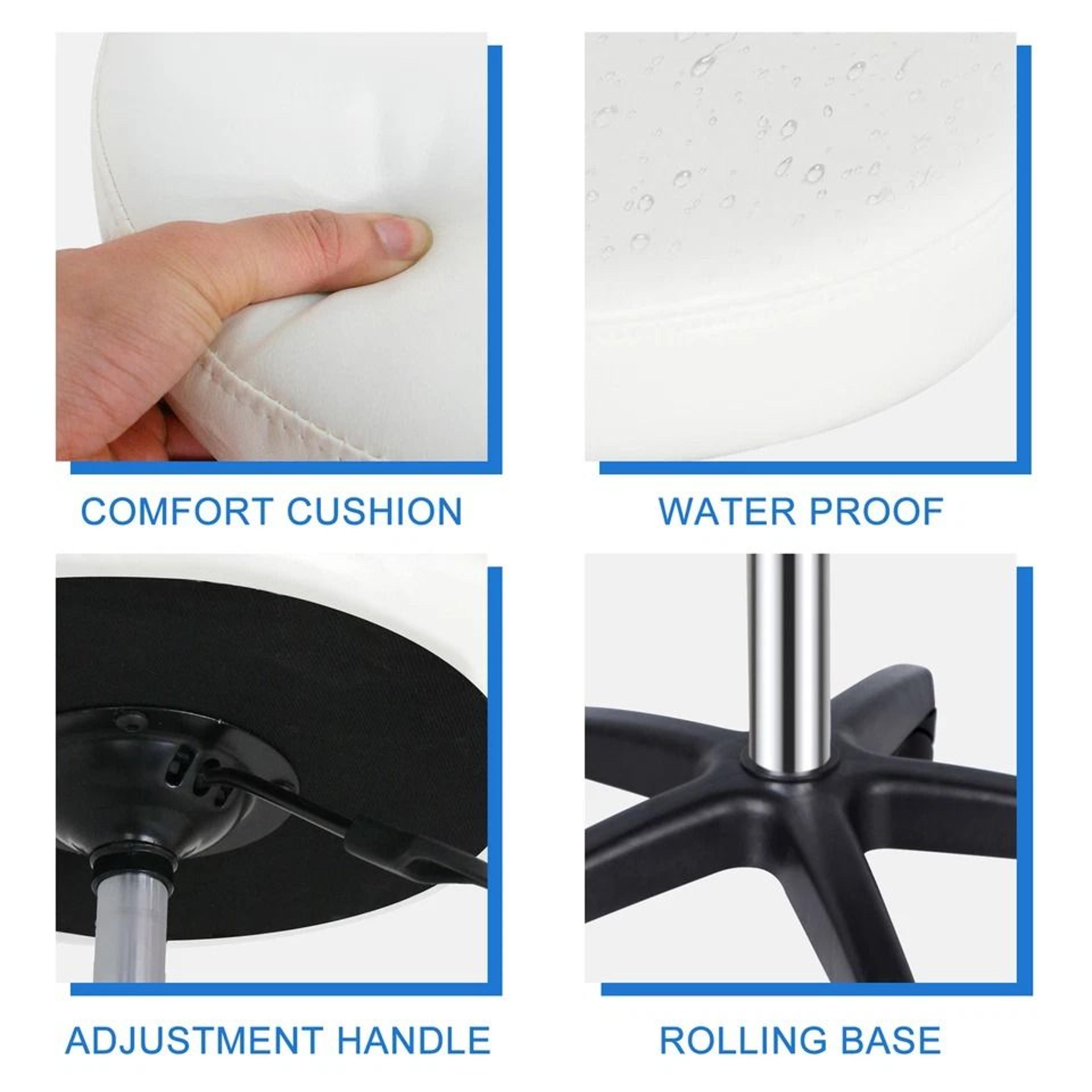 Adjustable Hydraulic Salon Stool Rolling Spa Chair 6