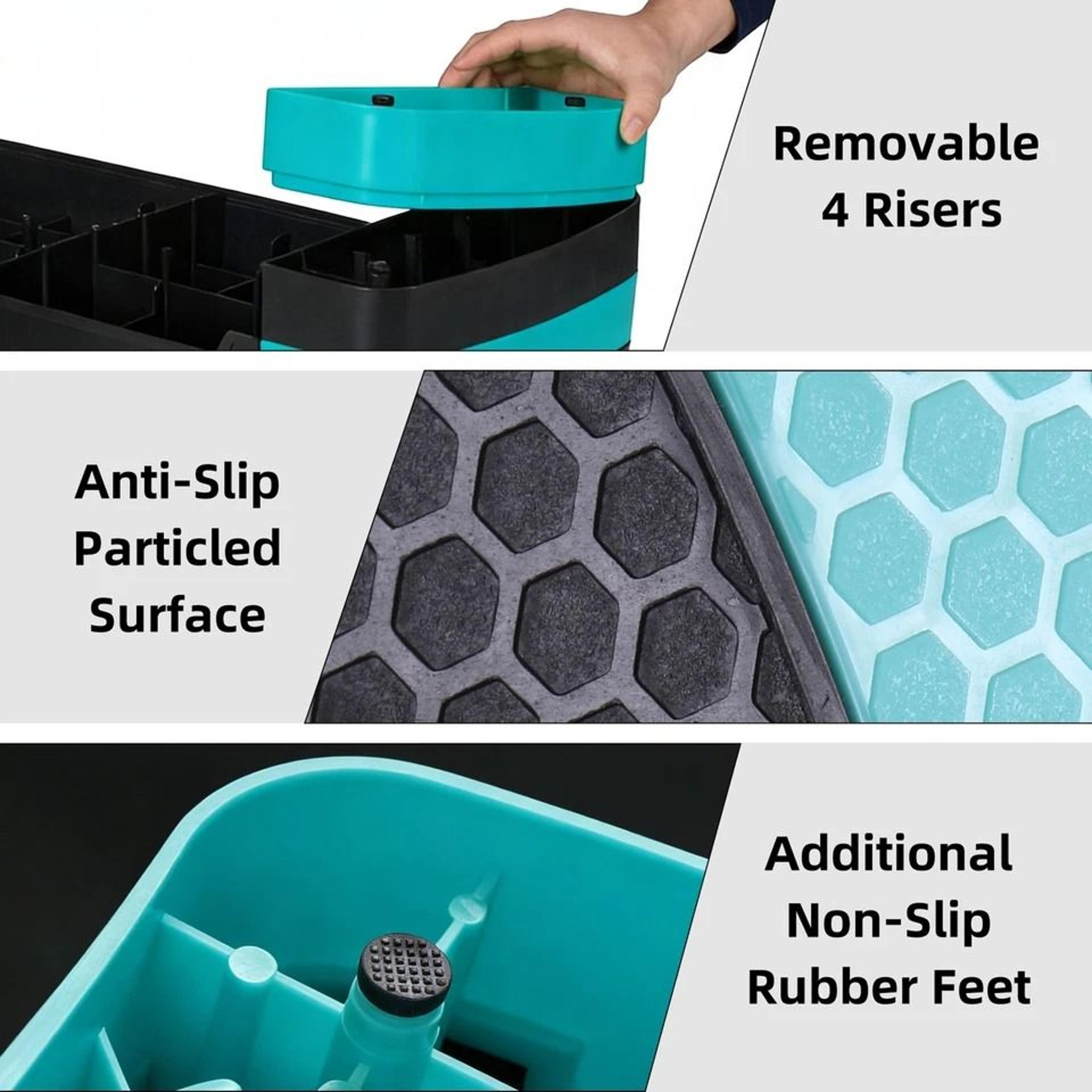 Adjustable Aerobic Step Platform Workout Trainer With Non Slip Surface For Home Fitness 10
