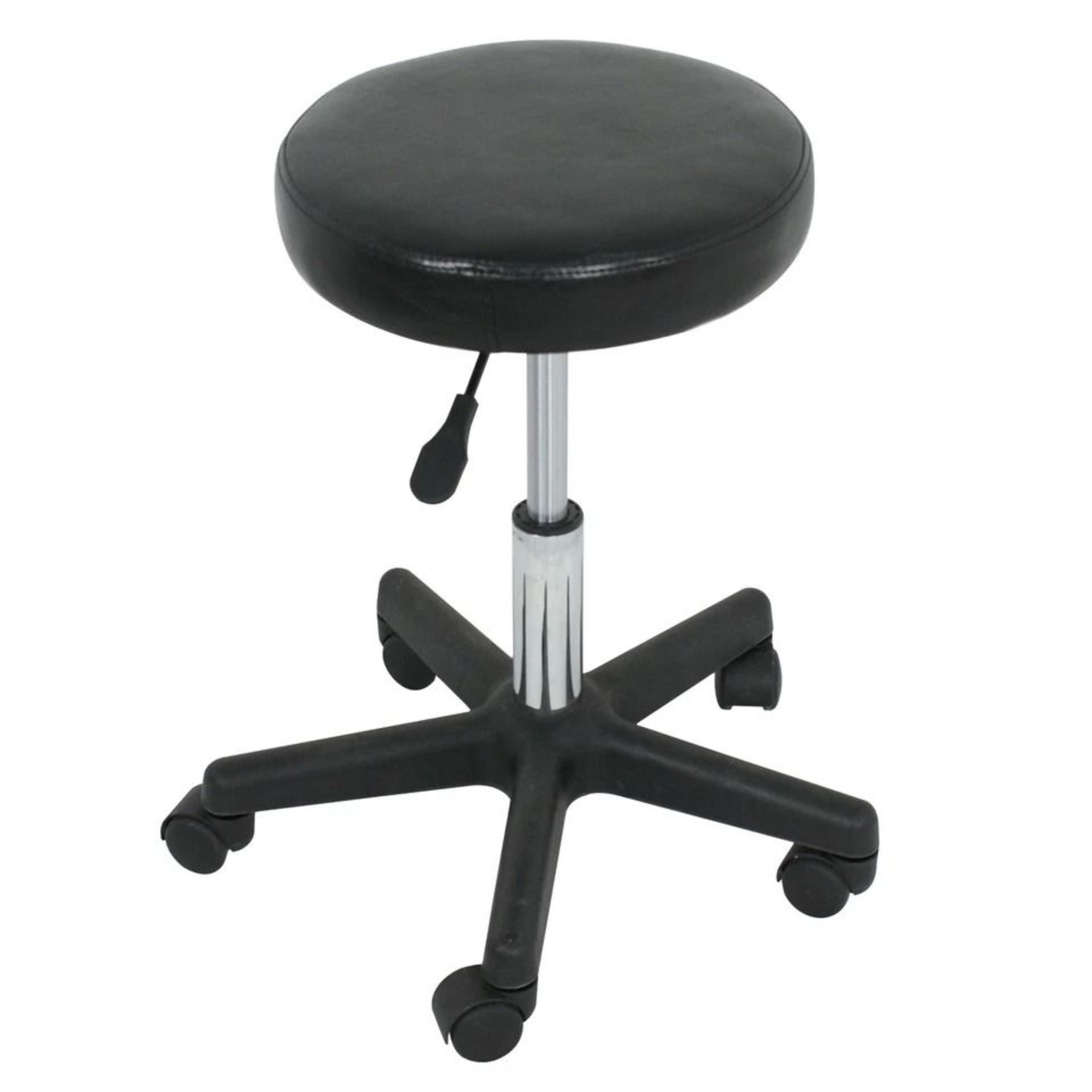 adjustable hydraulic salon stool rolling swivel spa chair with pu cushion for tattoo massage facial