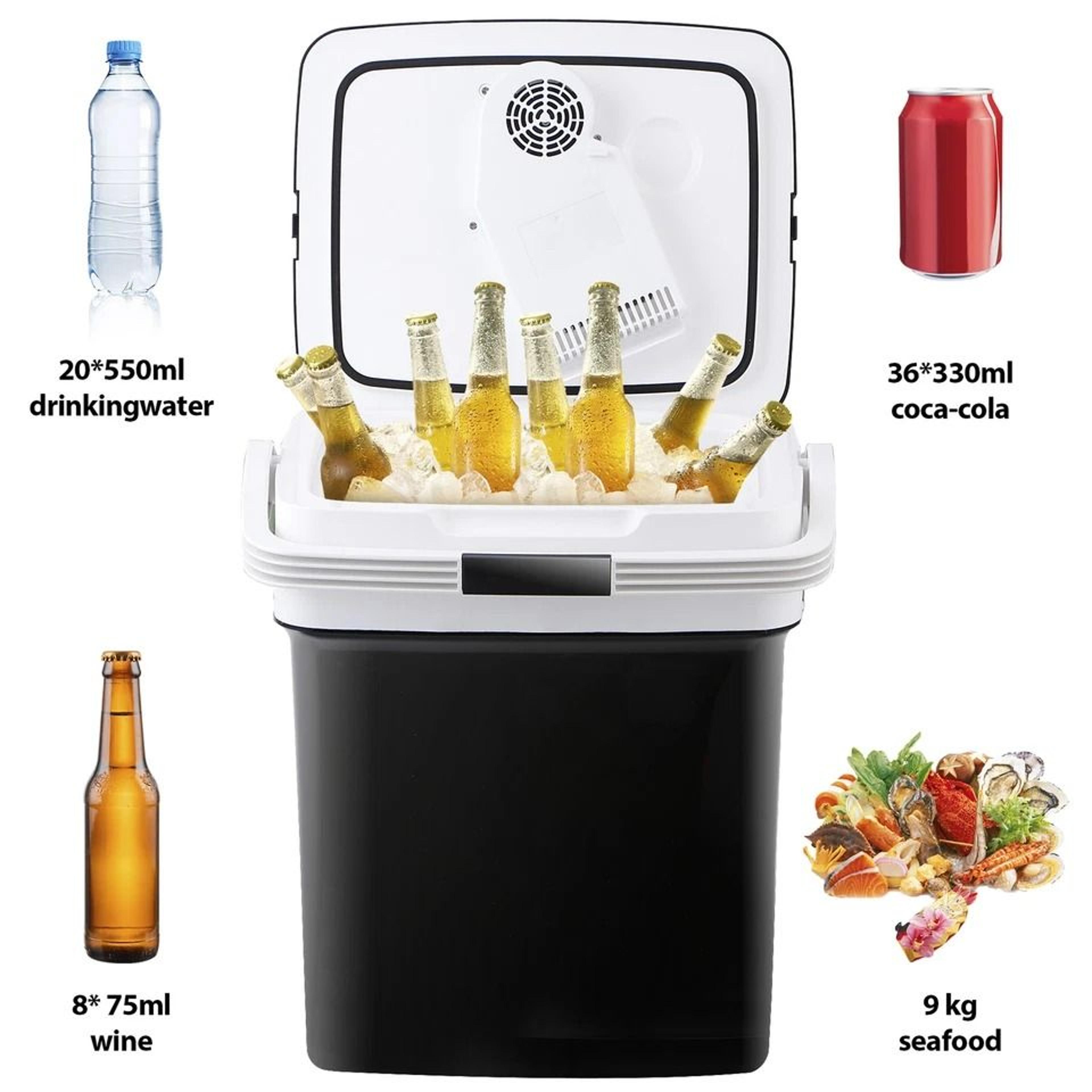 Portable Electric Car Fridge Mini Cooler Warmer For Travel Camping 11