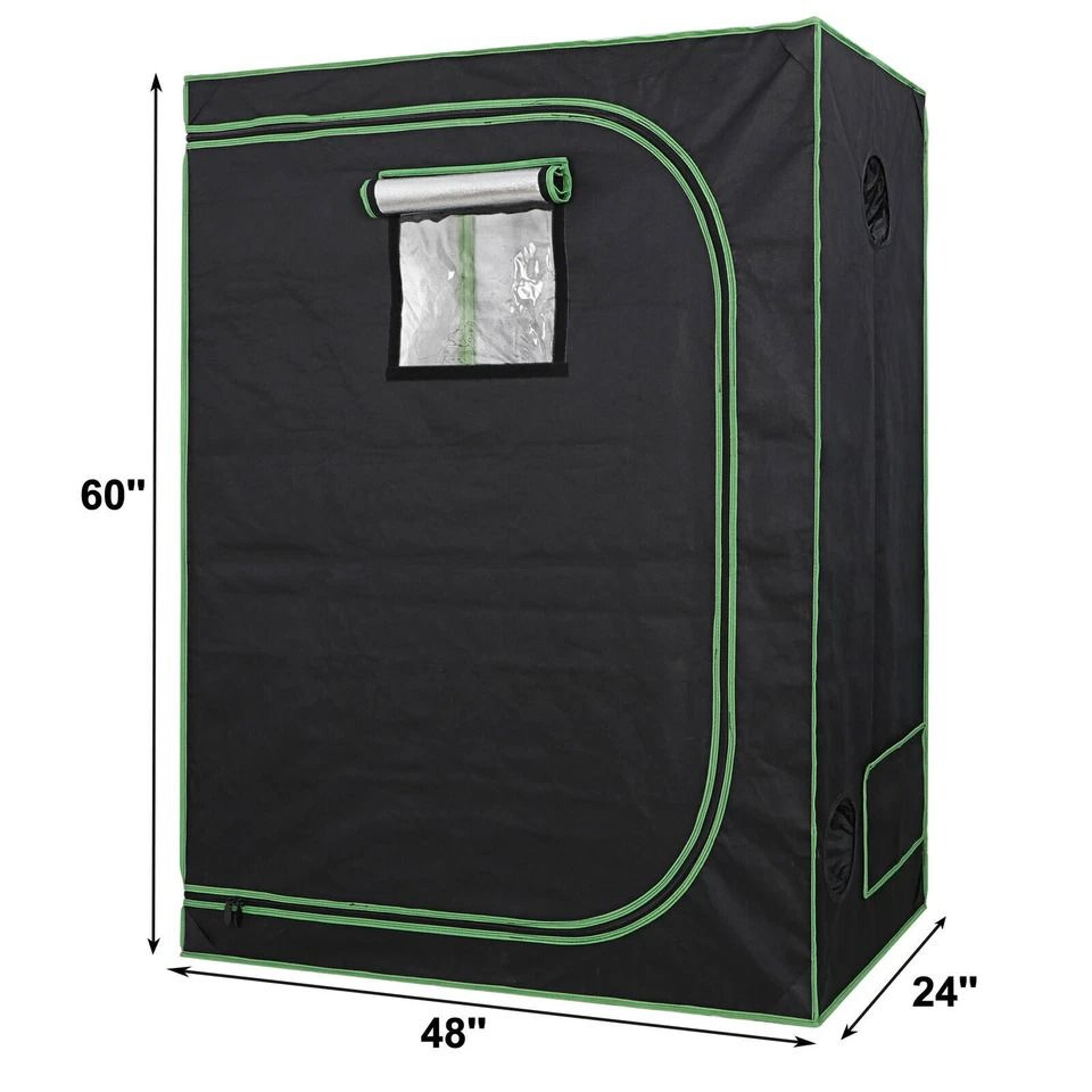 Indoor Grow Tent Hydroponic Mylar Reflective Plant Grow Tent With Observation Window 3