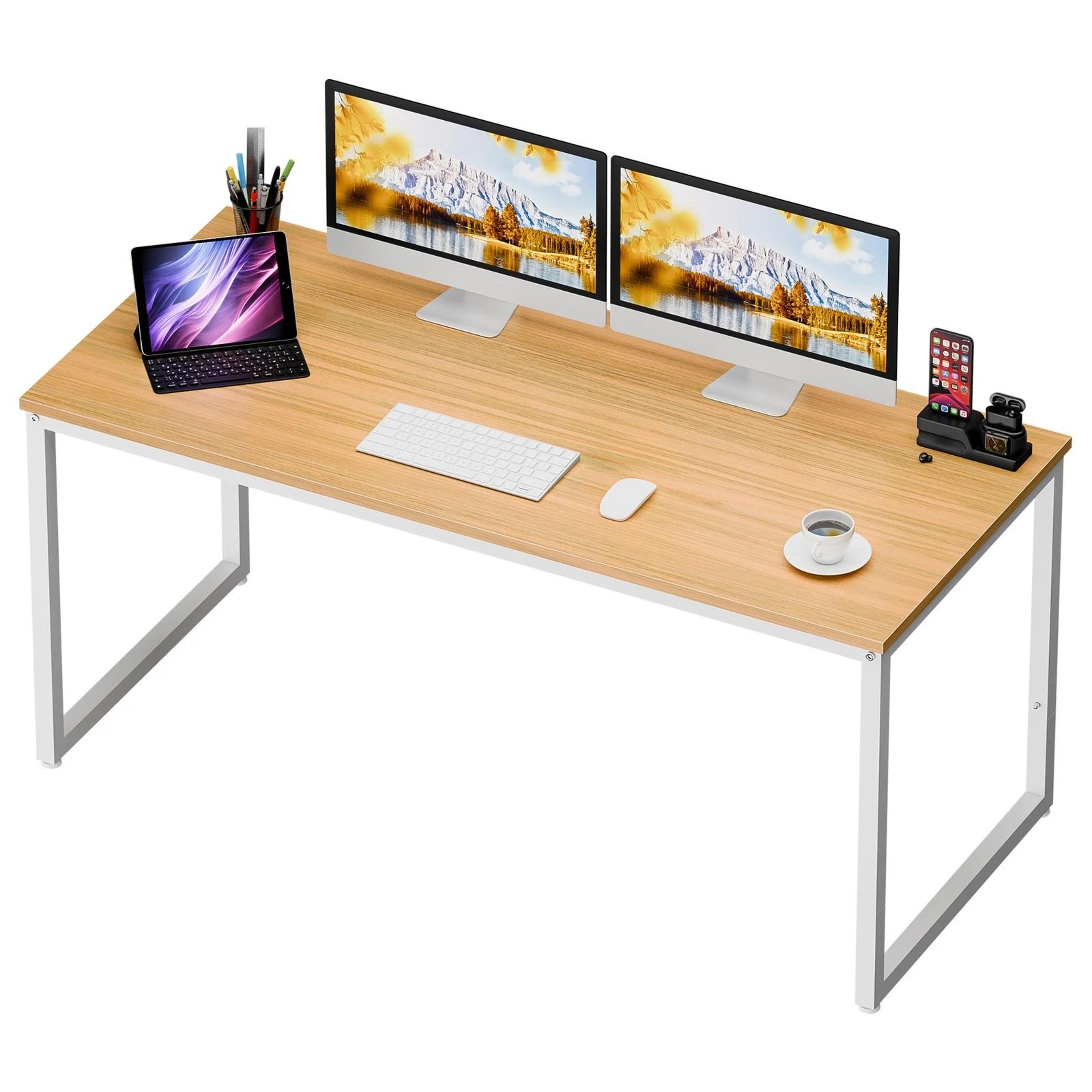 Modern Natural Computer Desk Writing Desk For Home Office Study Table 6