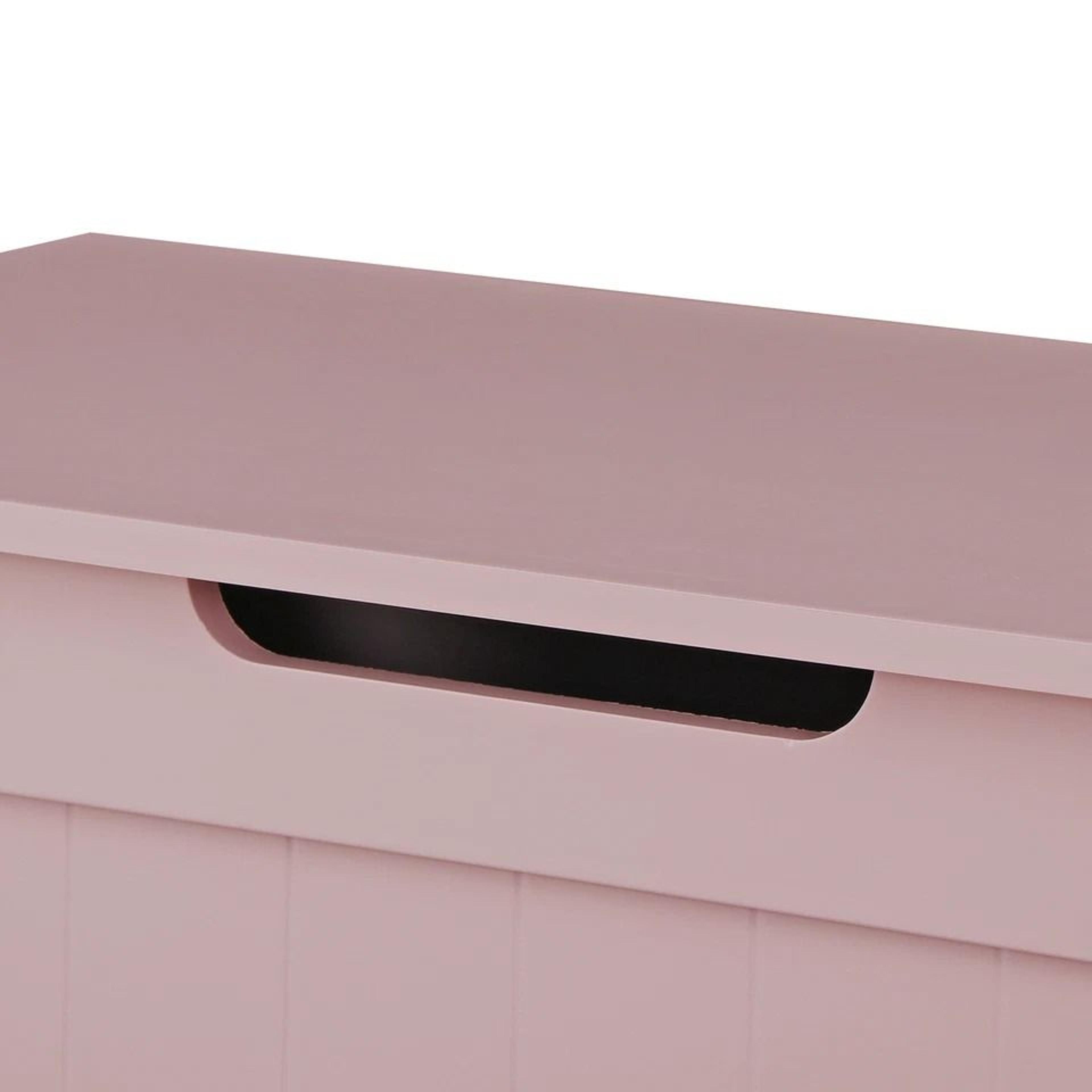 Wooden Toy Storage Chest Bench With Safety Hinge Kids Organizer Box For Bedroom Playroom 6