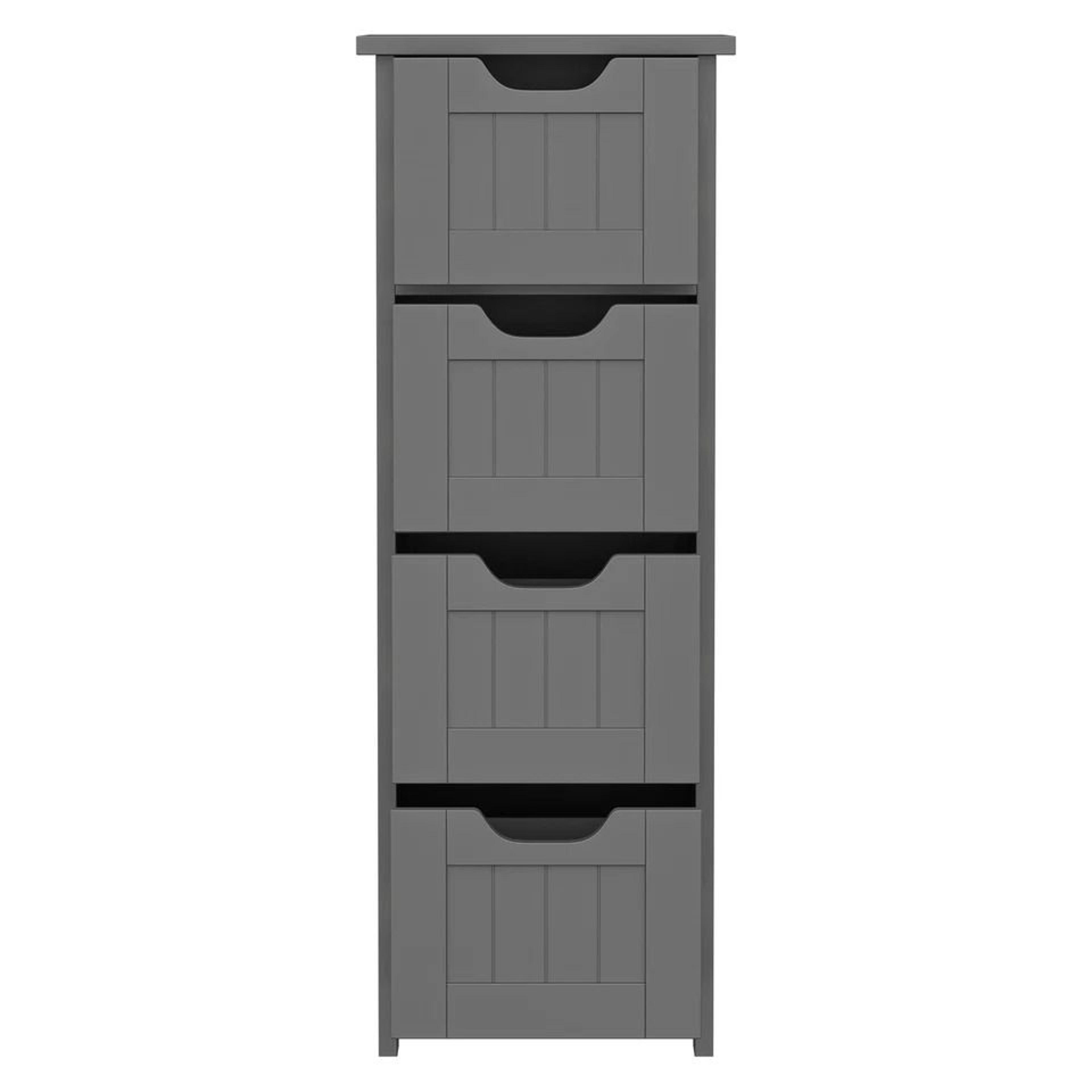 Freestanding Small Bathroom Cabinet With Drawers Narrow Bathroom Storage Organizer 1