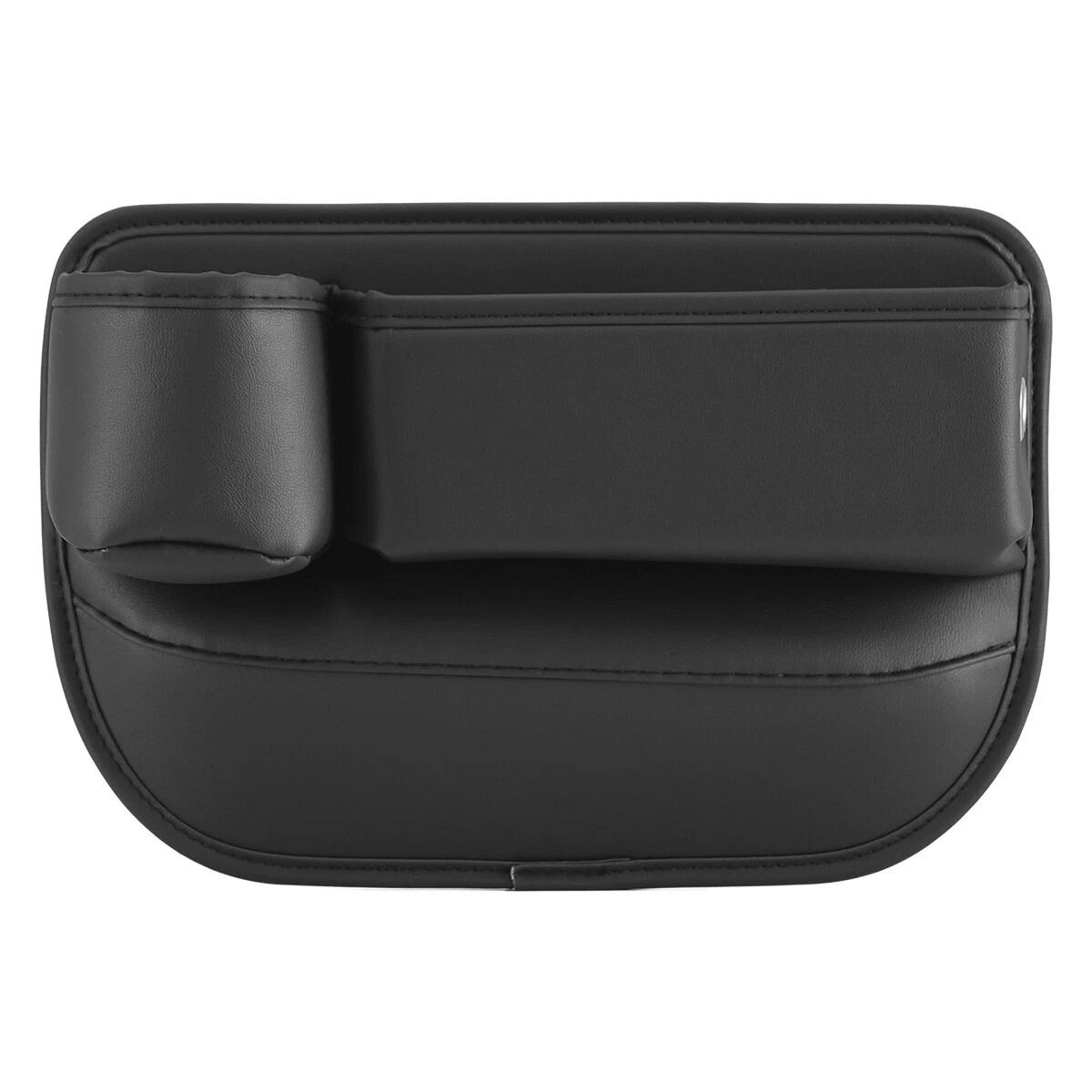 Car Seat Gap Filler PU Leather Organizer  Phone Holder  Storage Box For Easy Access 3