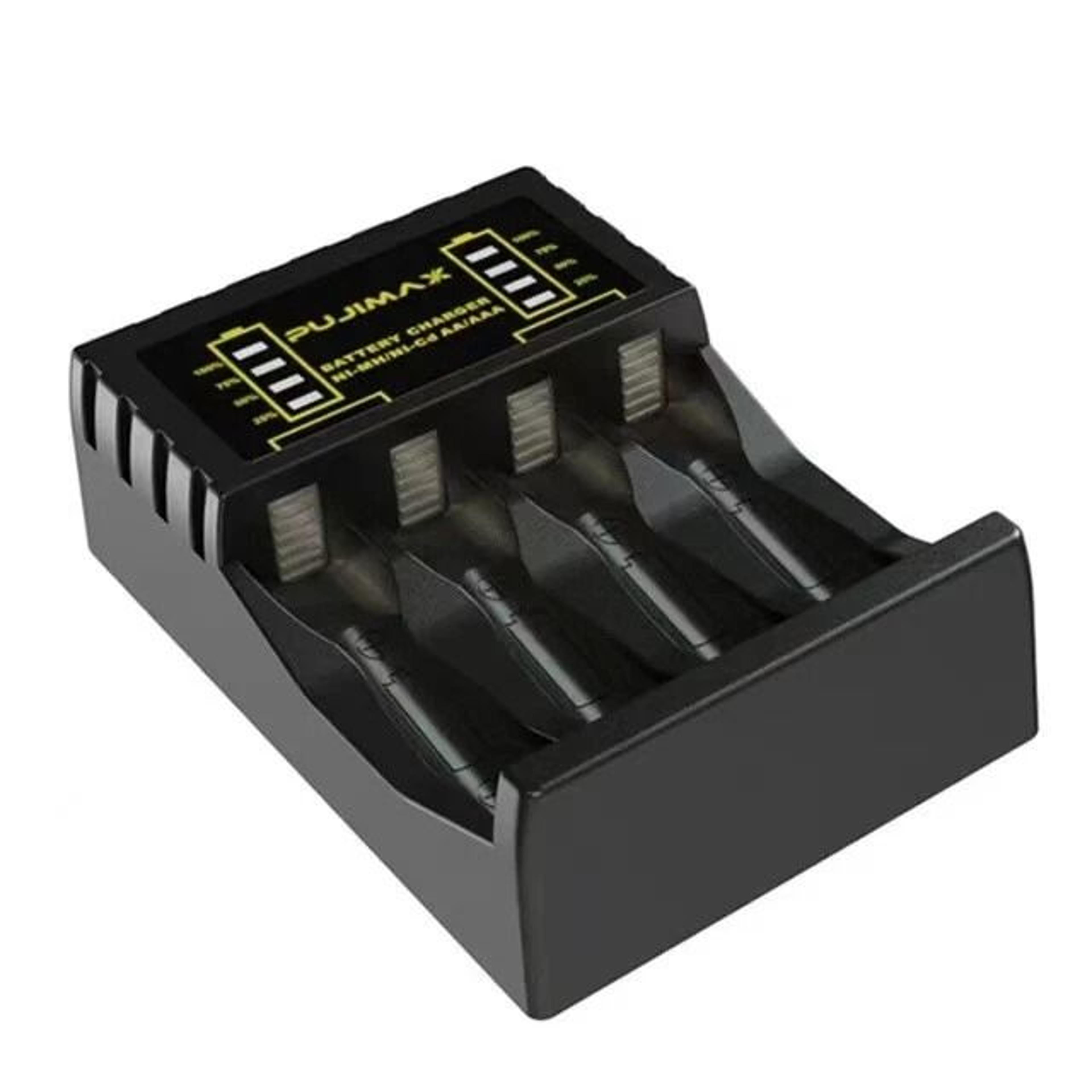 lcd battery charger for aa, aaa nimh nicd rechargeable batteries