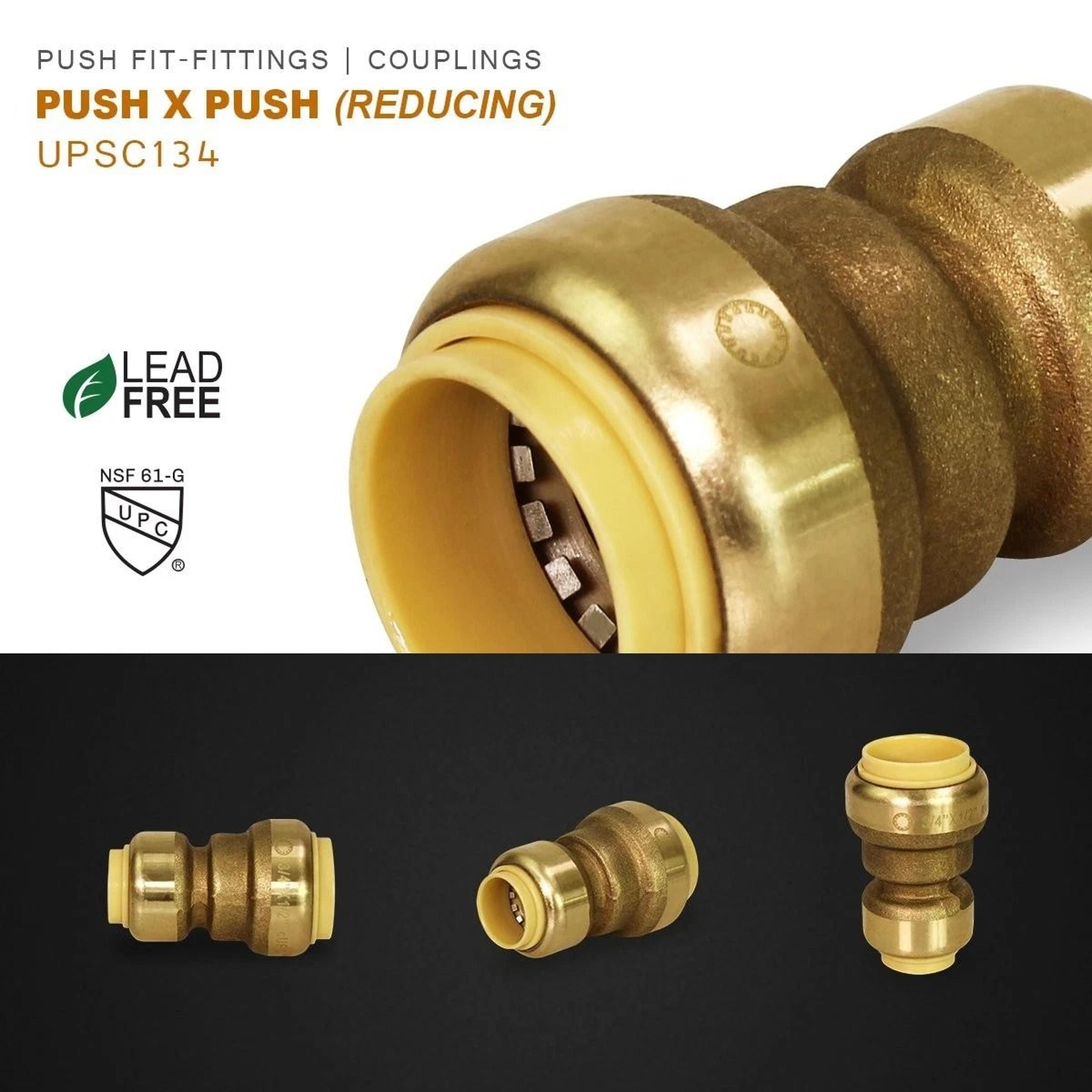 Everflow Pushlock Long Push X Push Coupling For Push Fit Fitting Durable Easy To Install Coupling F 4