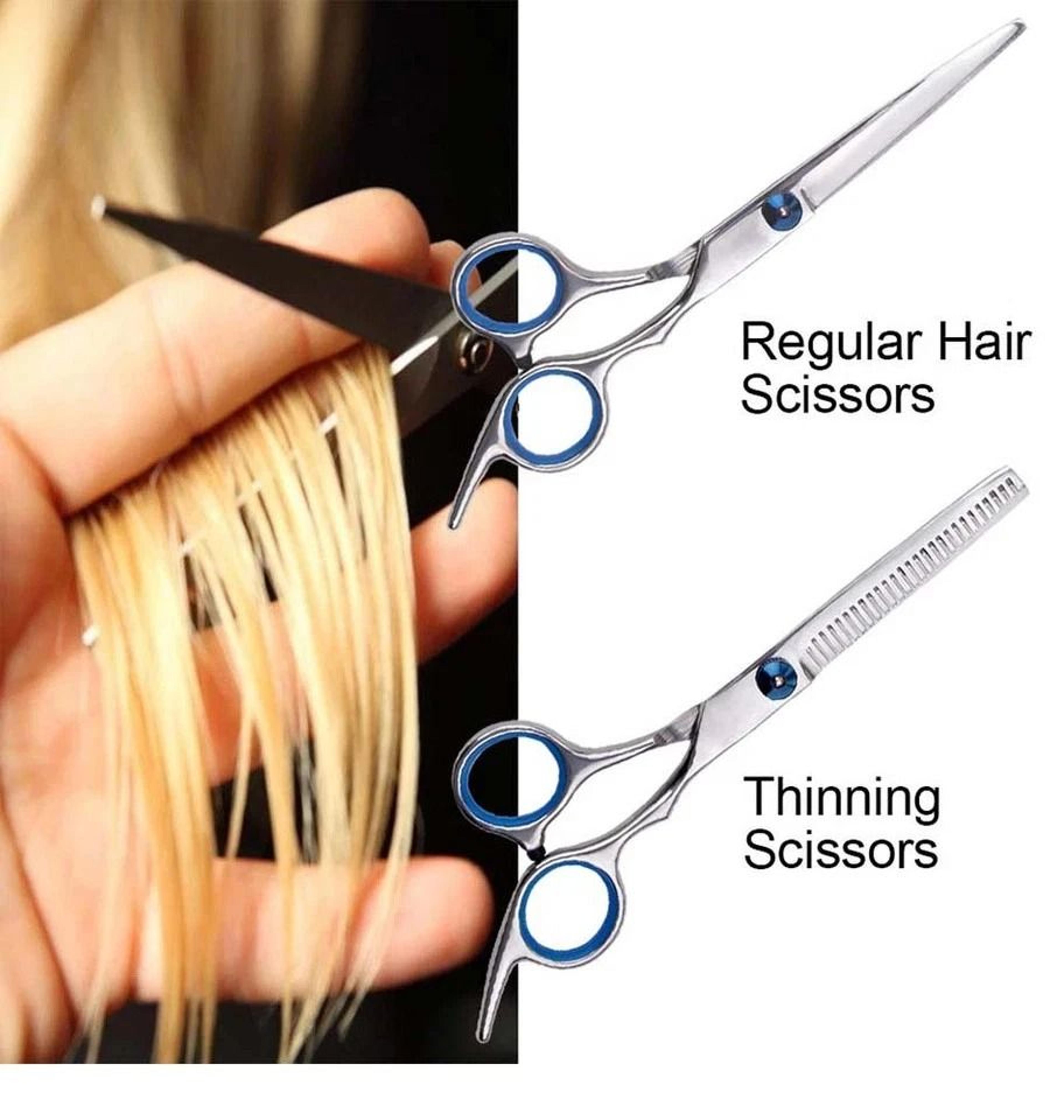Professional Hair Cutting Scissors Set With Thinning Shears For Barber Salon And Home Use 3