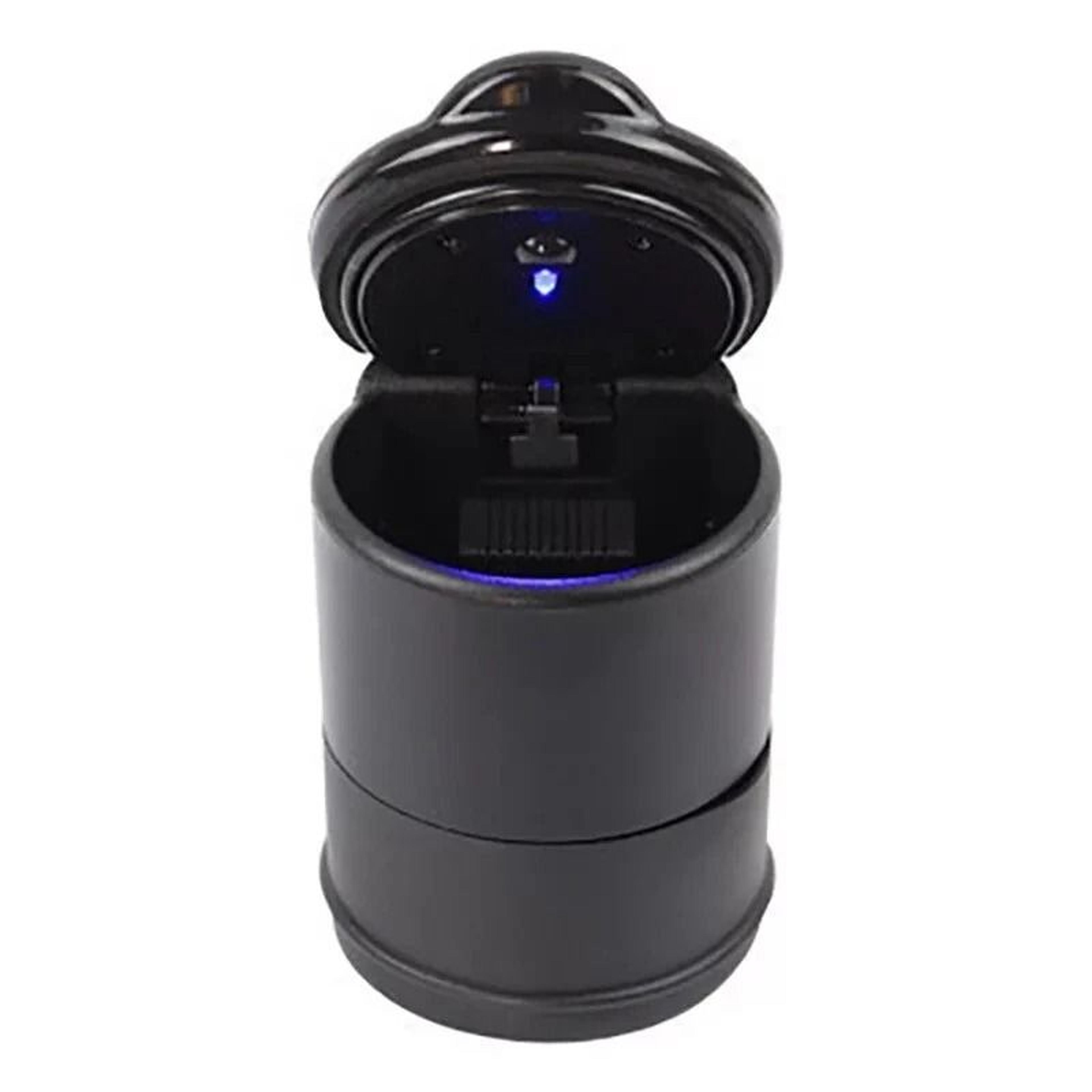 Portable LED Car Ashtray With Lid For Car Cup Holder Home  Office 4
