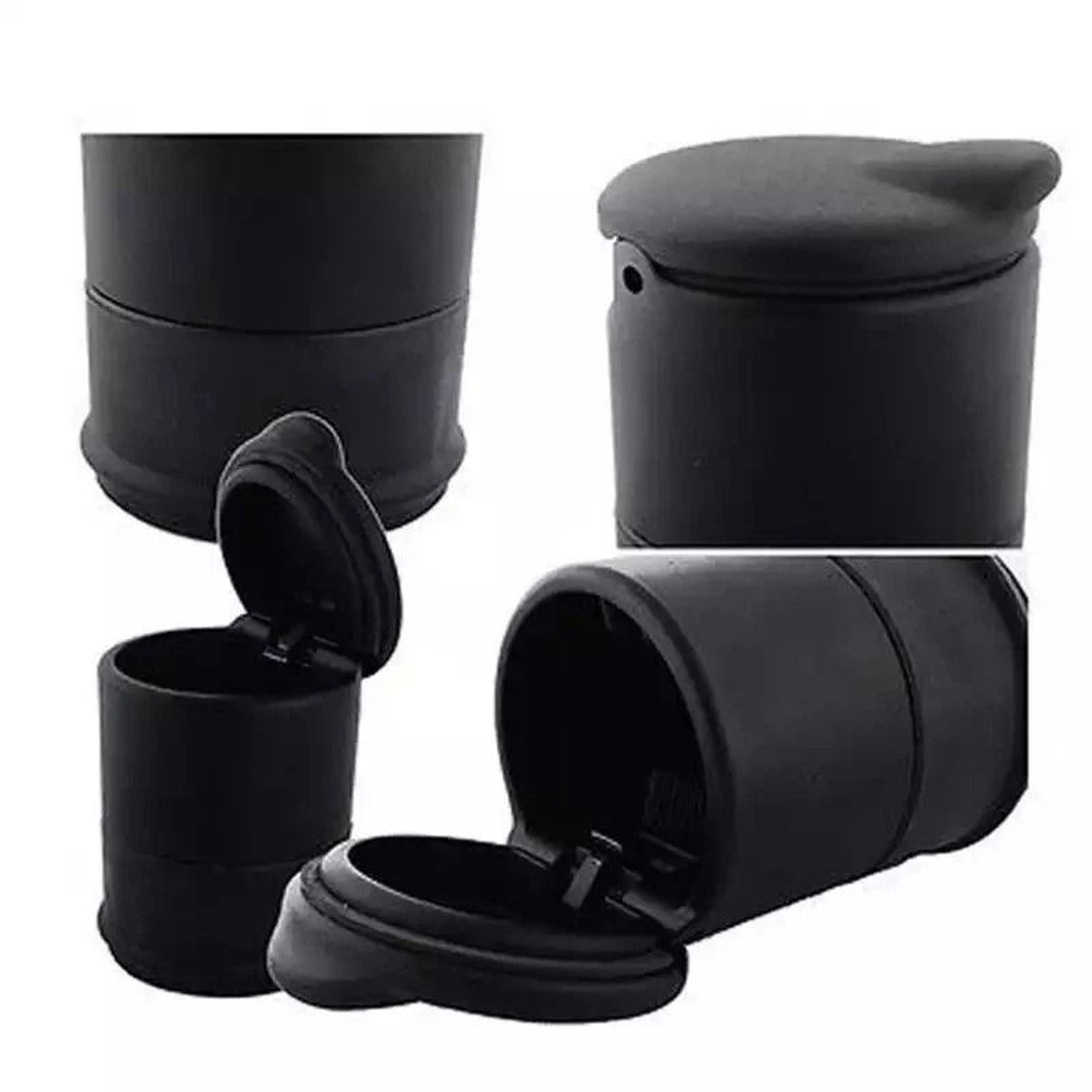 Portable LED Car Ashtray With Lid For Car Cup Holder Home  Office 7