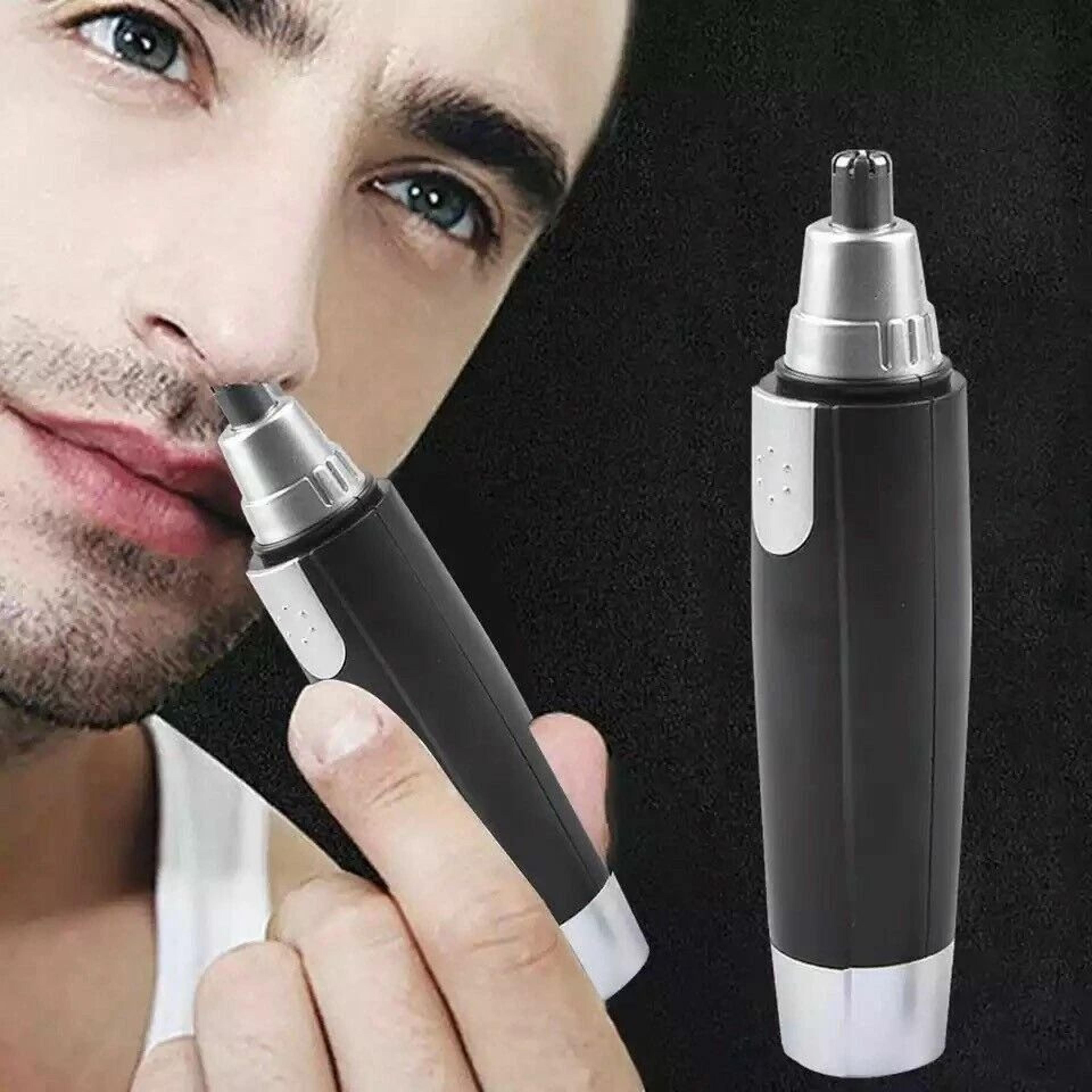 cordless electric nose hair trimmer for ear and eyebrow grooming