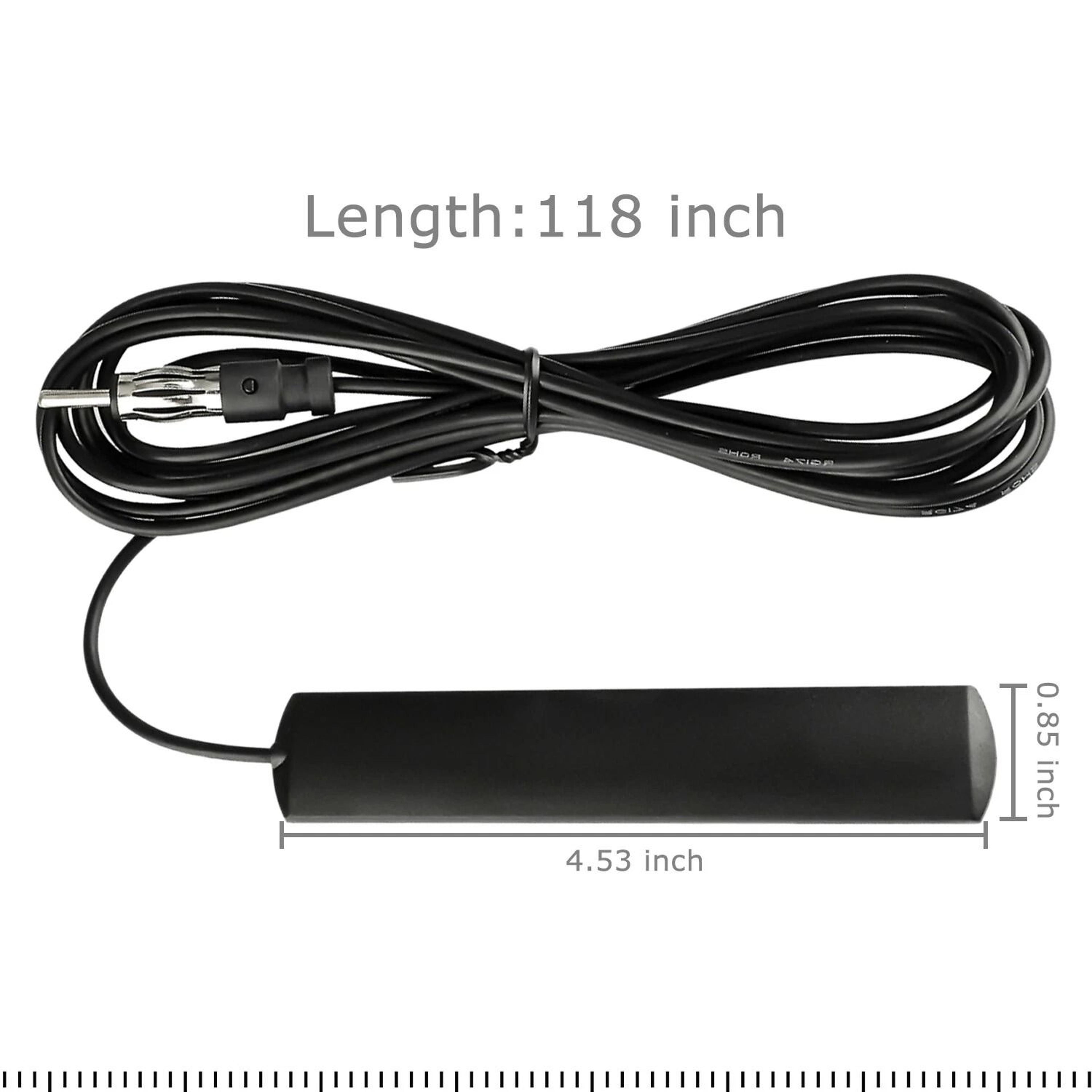 Hidden Car Antenna AM FM Stealth Windshield Radio Antenna For Car Truck Motorcycle Boat 1