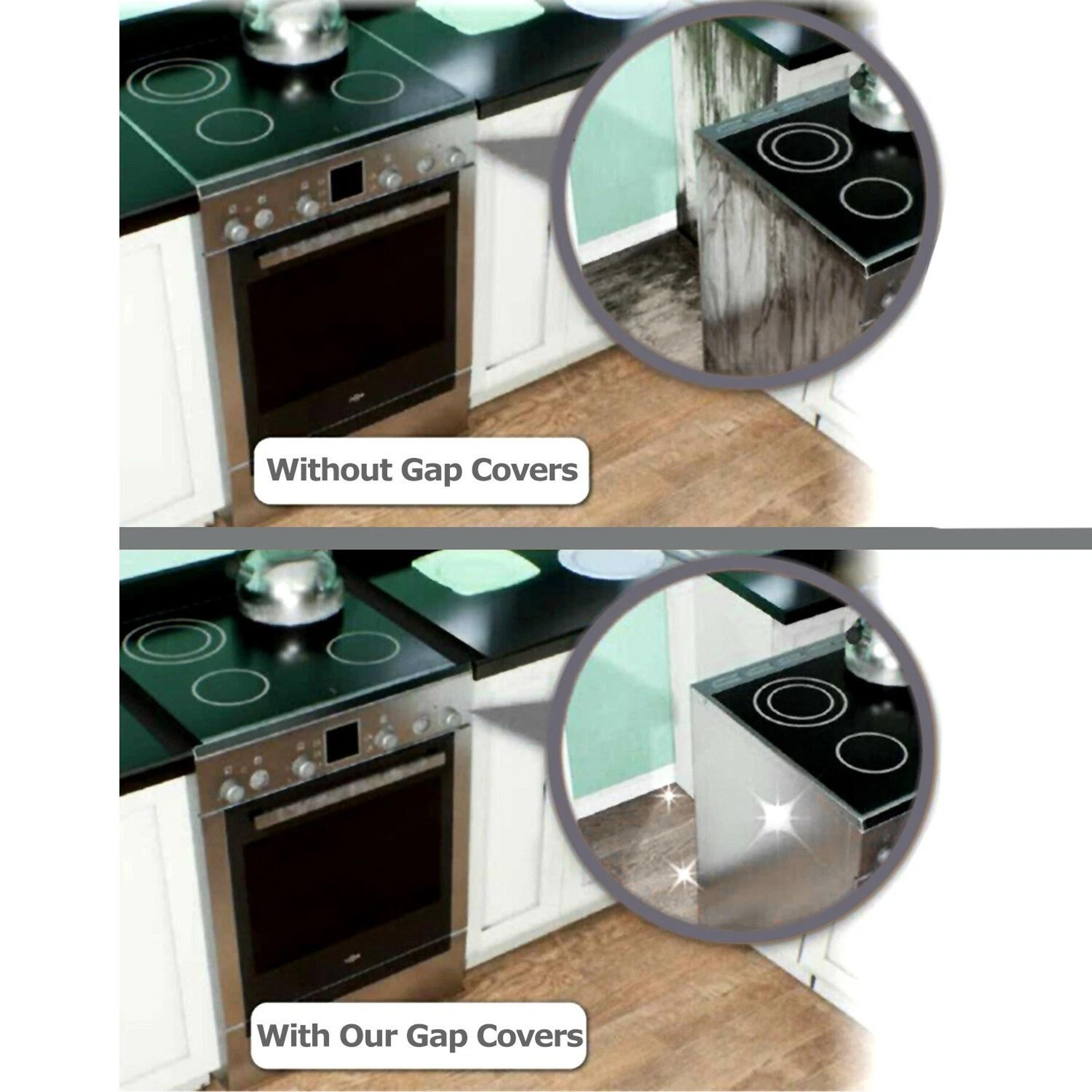 Silicone Stove Gap Cover Pack Heat Resistant Oven Gap Filler 3