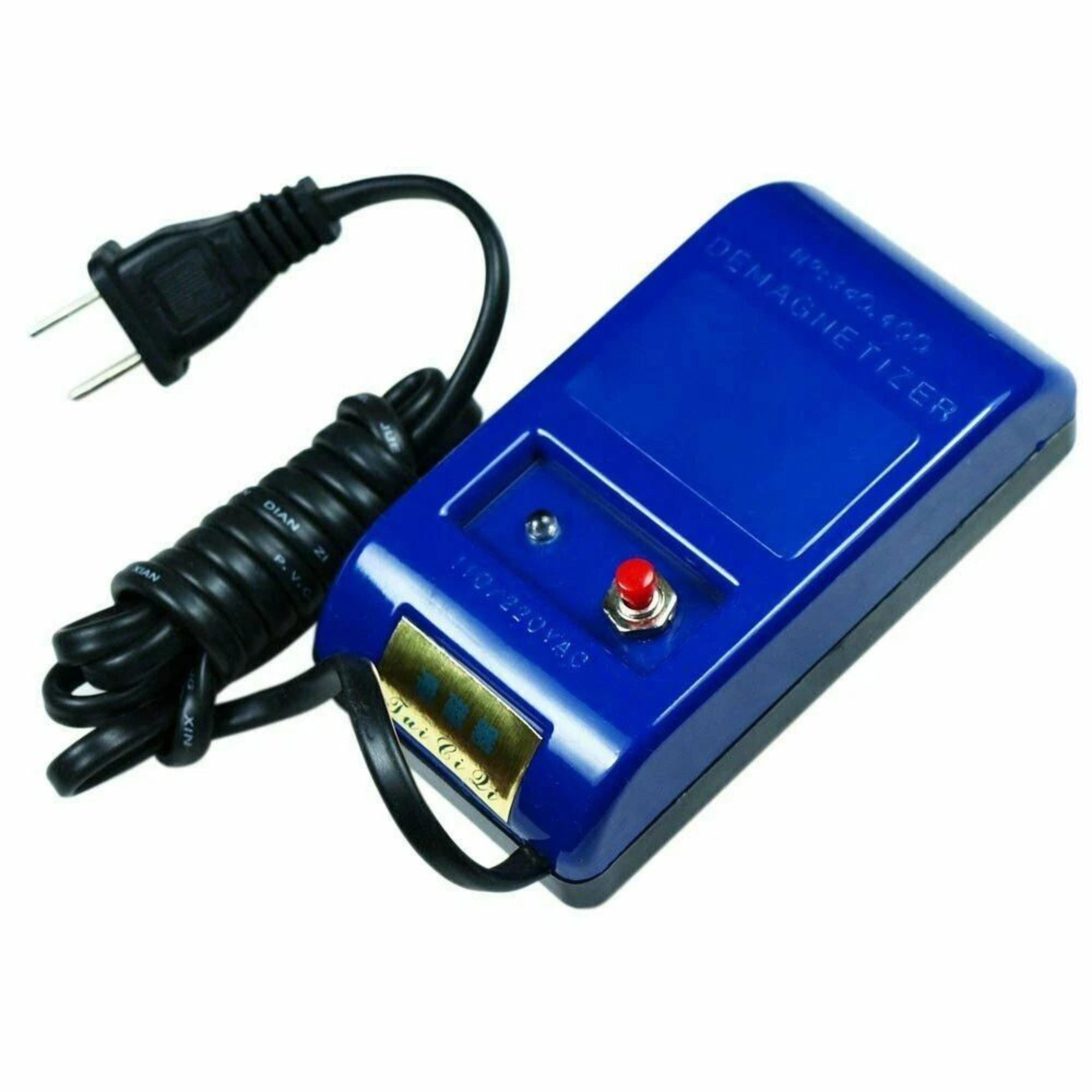 precision watch demagnetizer tool for watches, tweezers and screwdriver