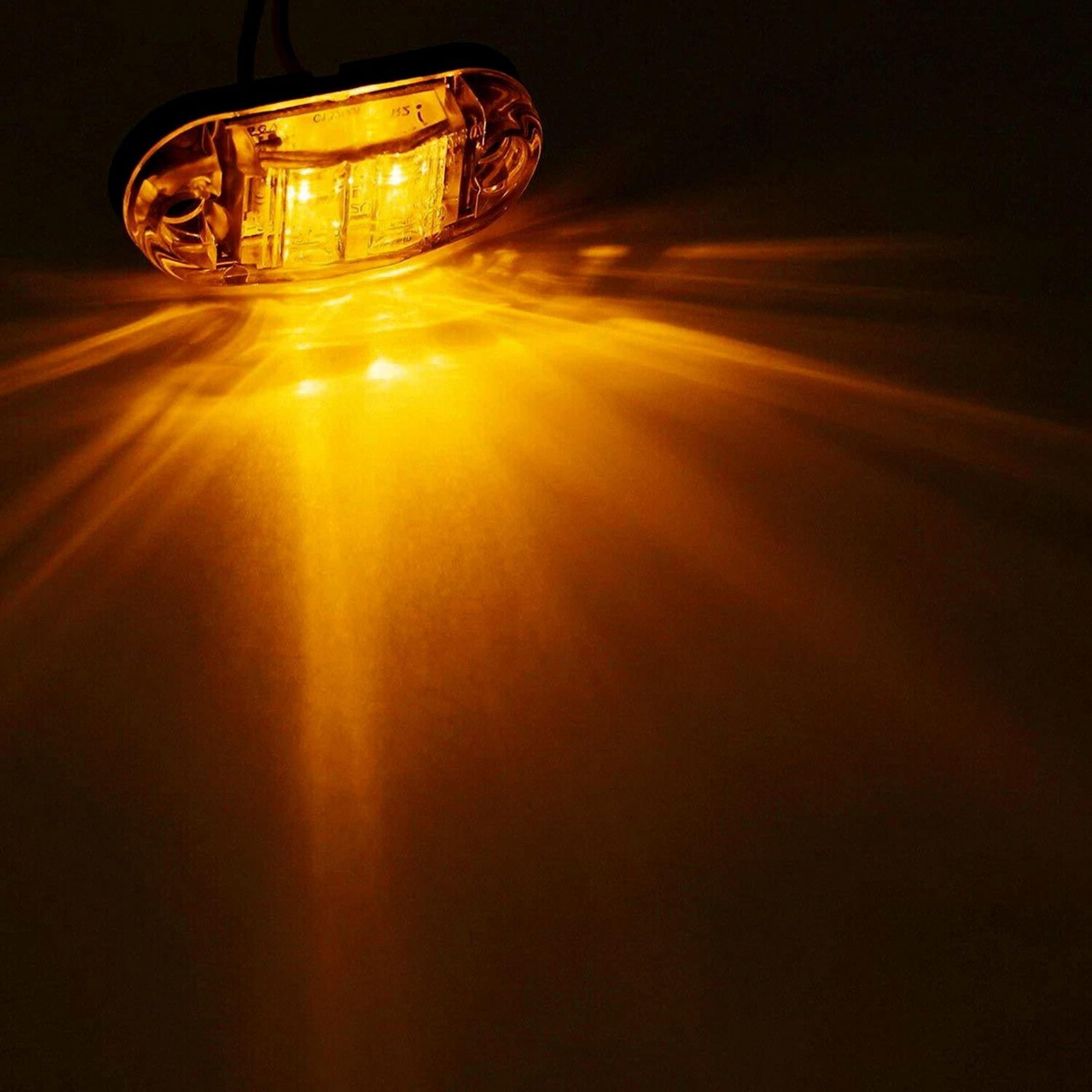 LED Marker Lights Set For Trailer RV Truck Oval Clearance Lights 1
