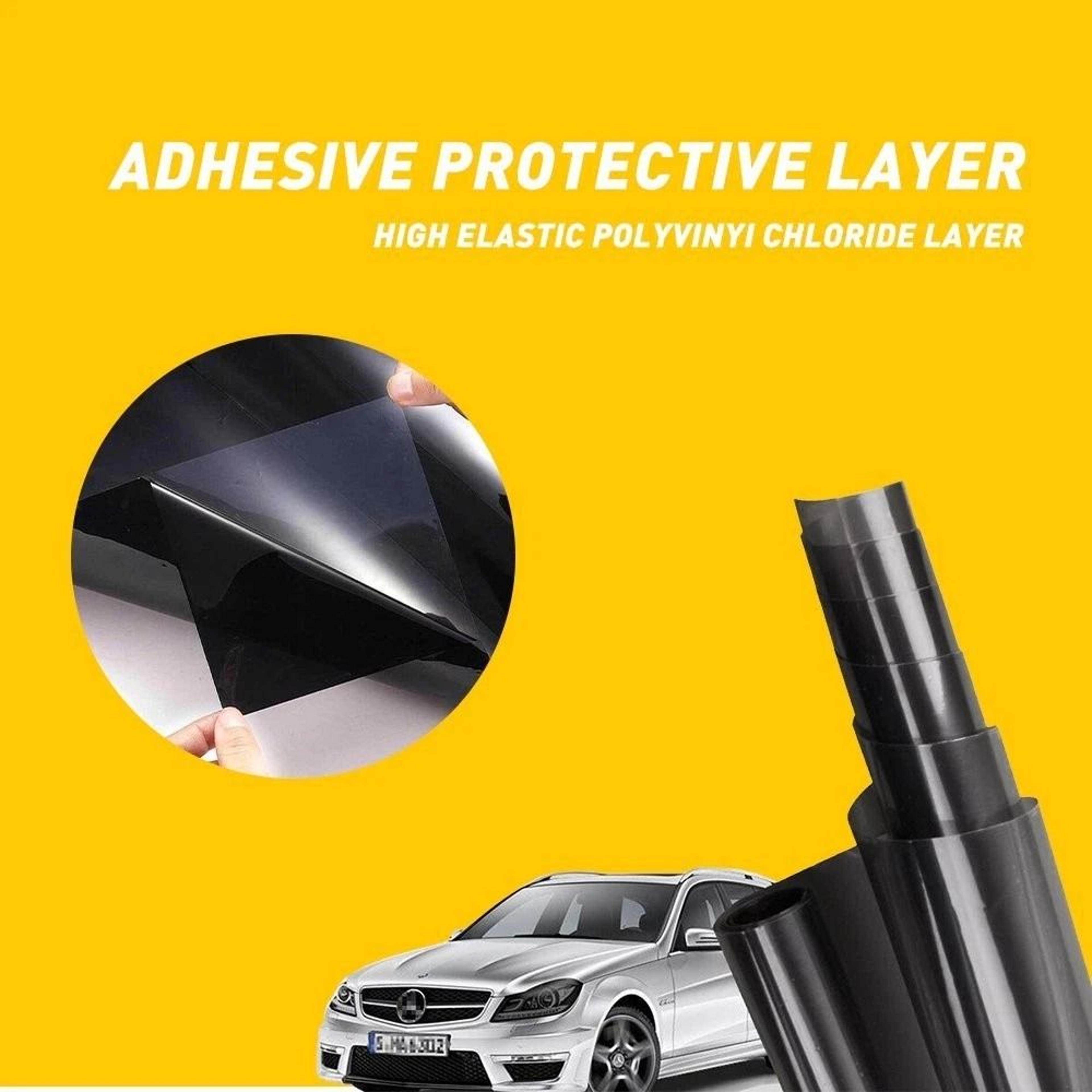 Smoke Vinyl Wrap For Headlights Taillights And Fog Lights Universal Tint Film 4
