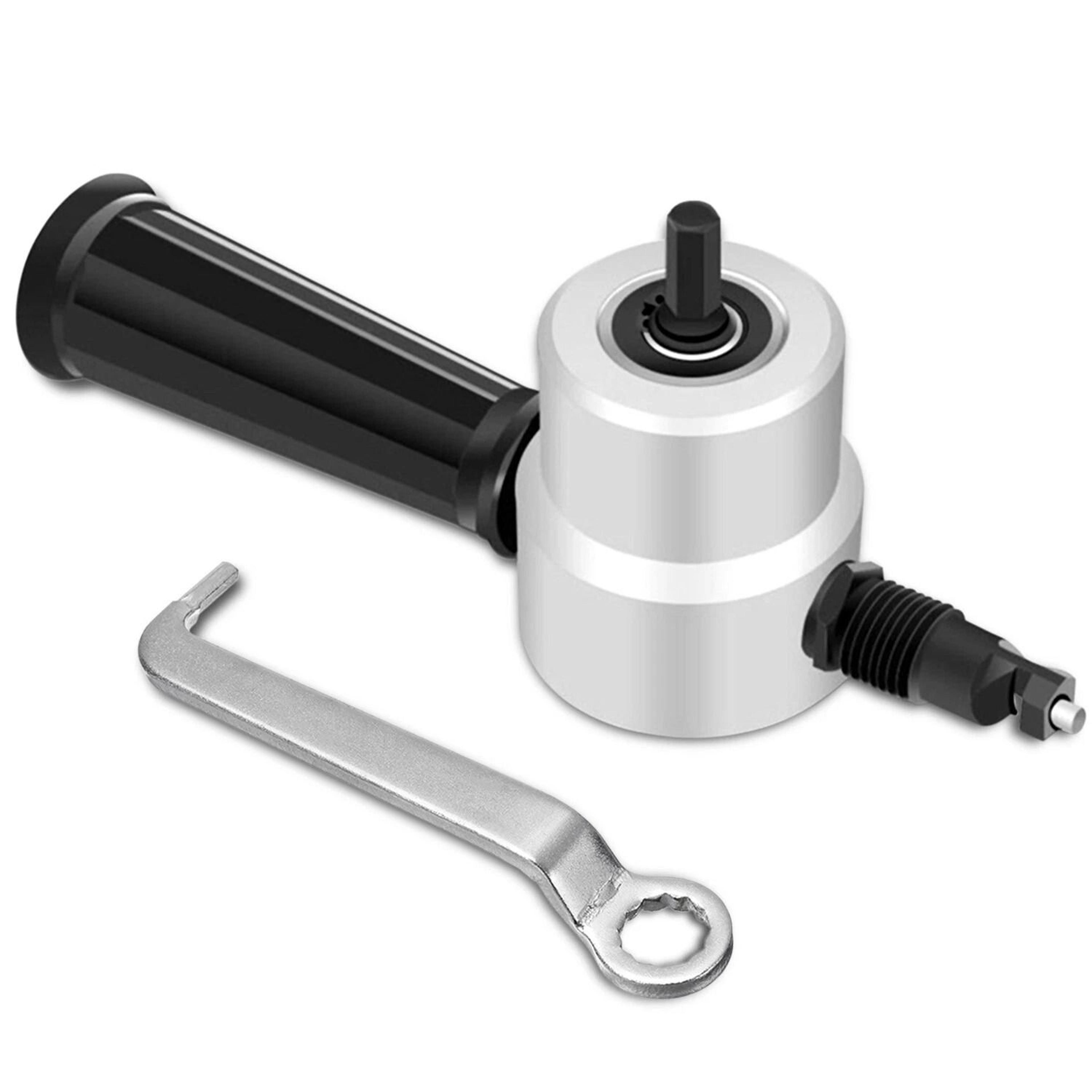 double head sheet metal nibbler drill attachment metal cutter