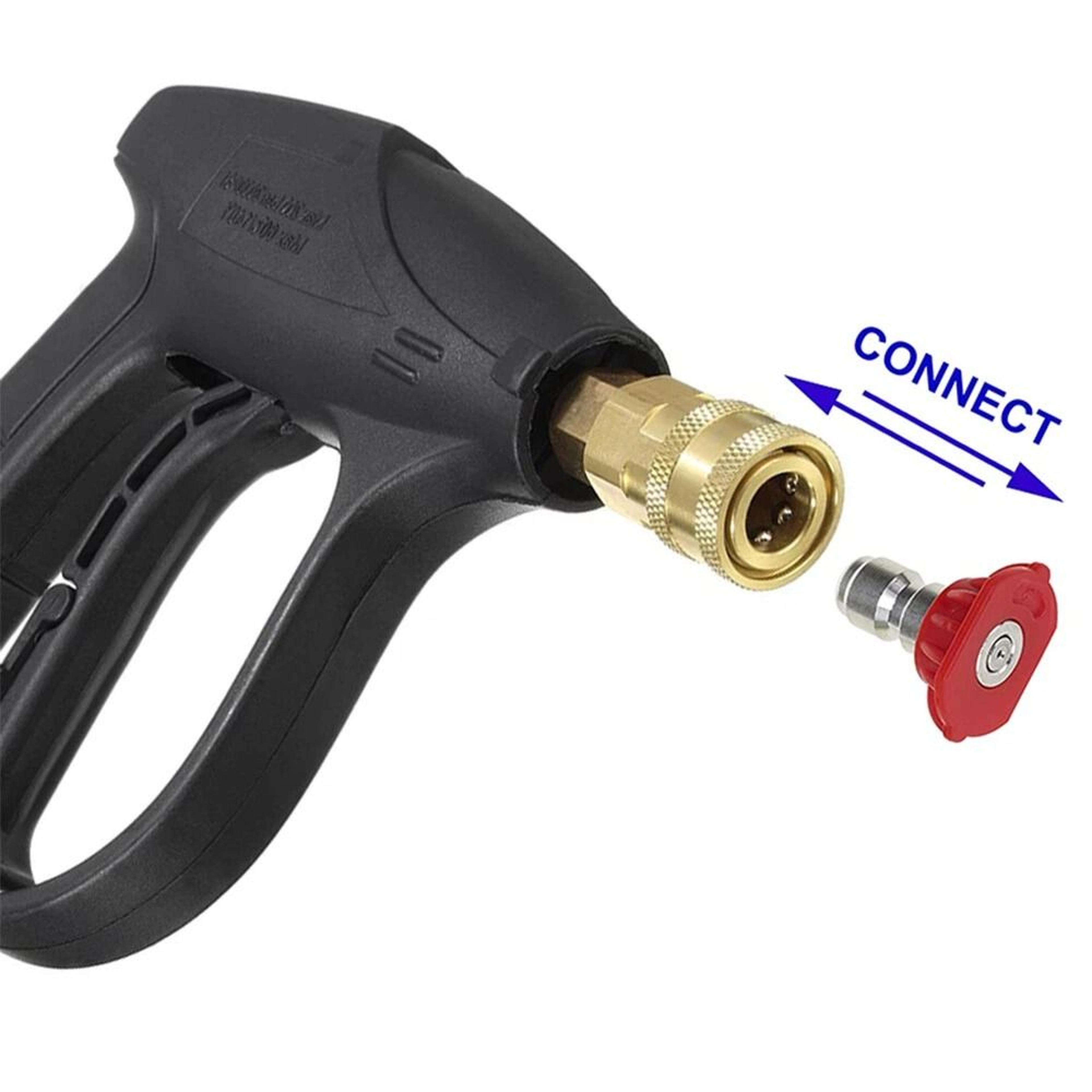 Pressure Washer Foam Gun For Car Wash Short Wand  Nozzle Tips Adjustable Nozzle Spray 11