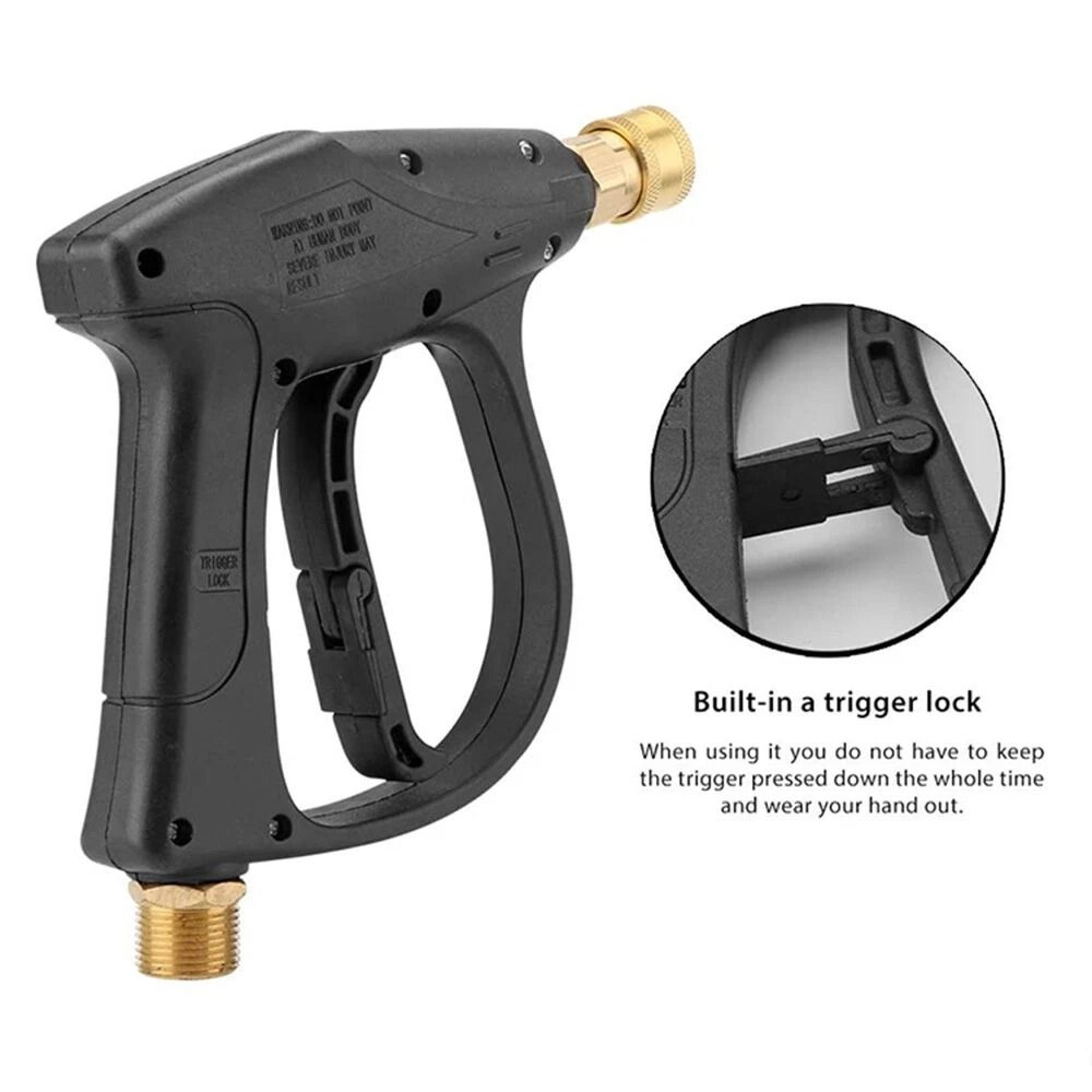 Pressure Washer Foam Gun For Car Wash Short Wand  Nozzle Tips Adjustable Nozzle Spray 1