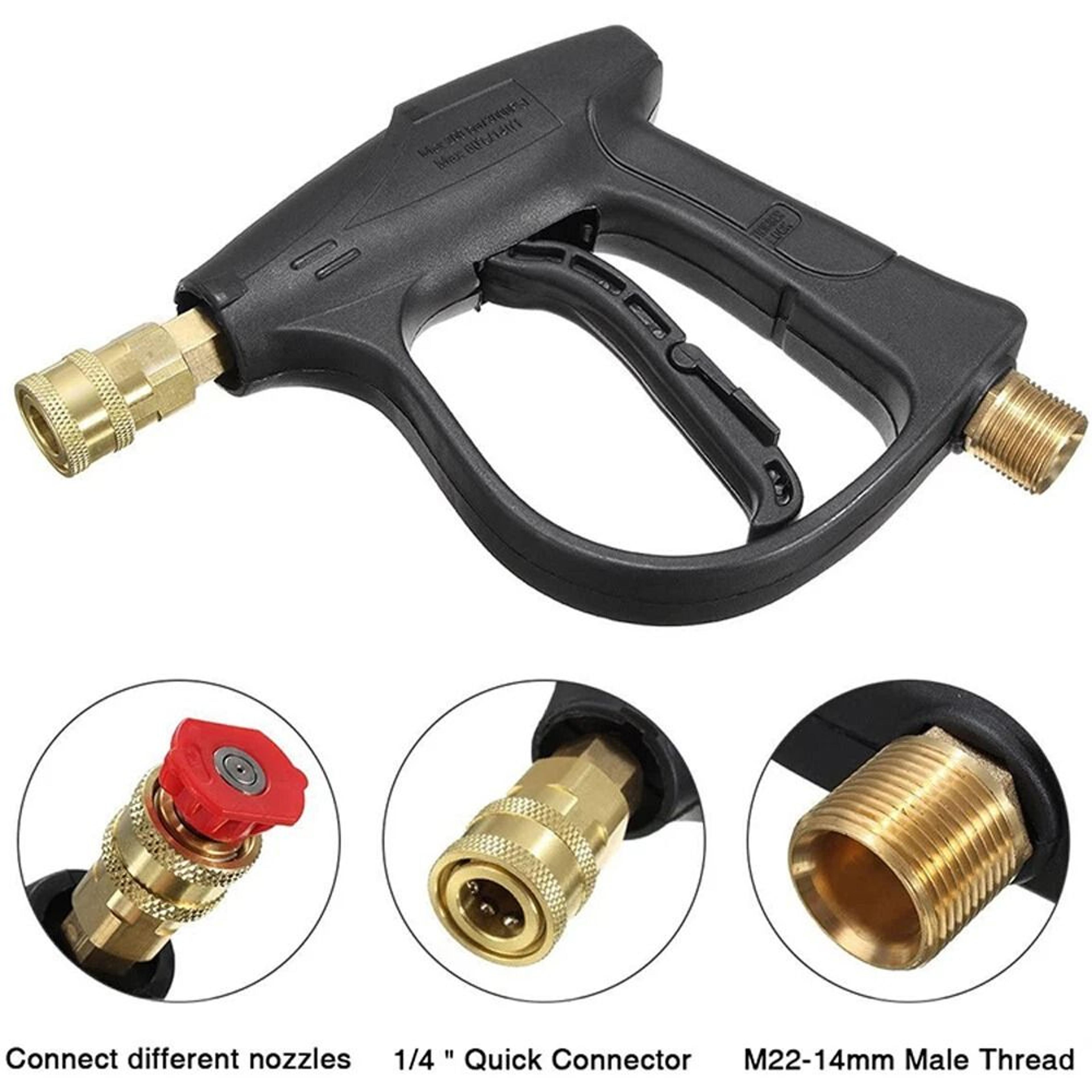 Pressure Washer Foam Gun For Car Wash Short Wand  Nozzle Tips Adjustable Nozzle Spray 2