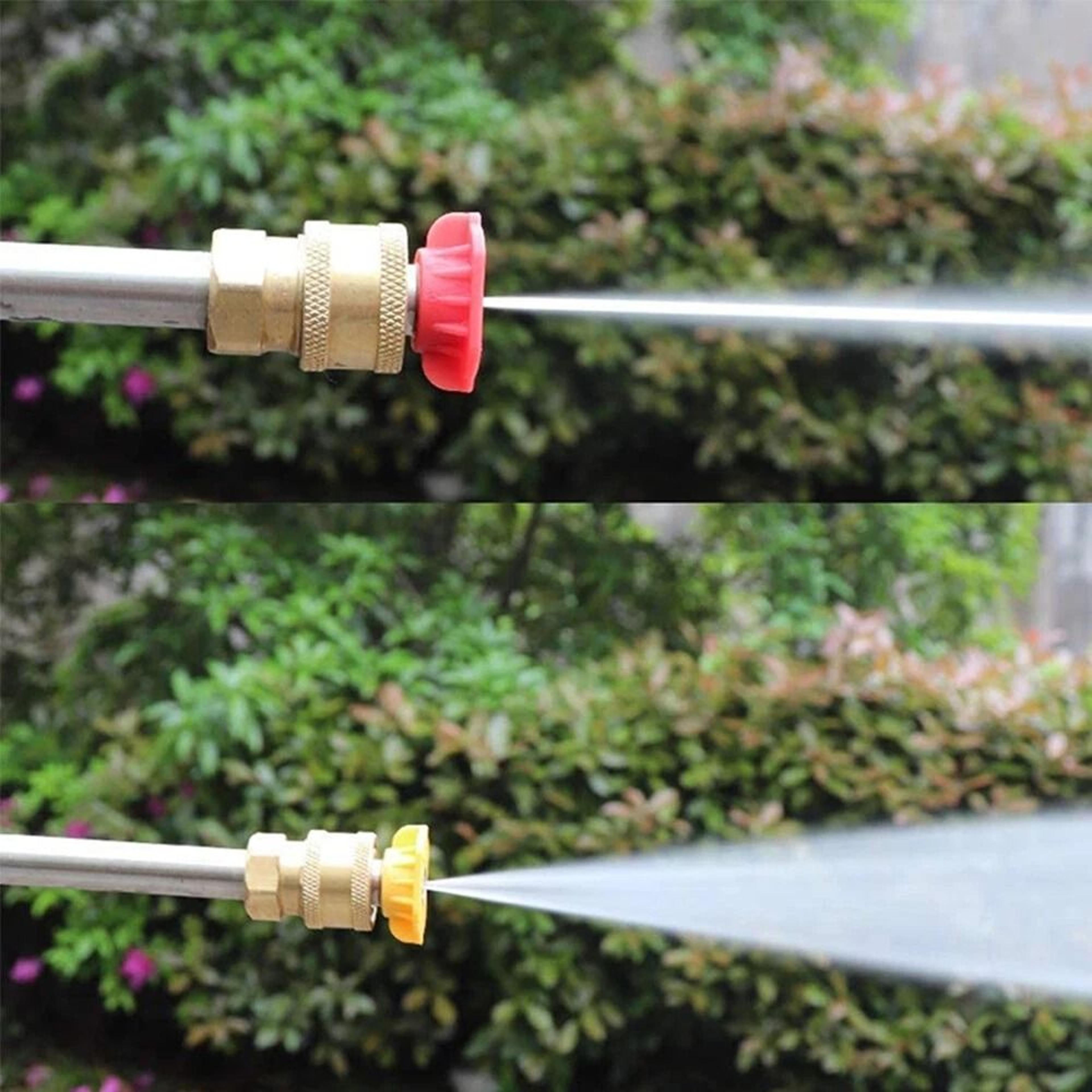 Pressure Washer Foam Gun For Car Wash Short Wand  Nozzle Tips Adjustable Nozzle Spray 4