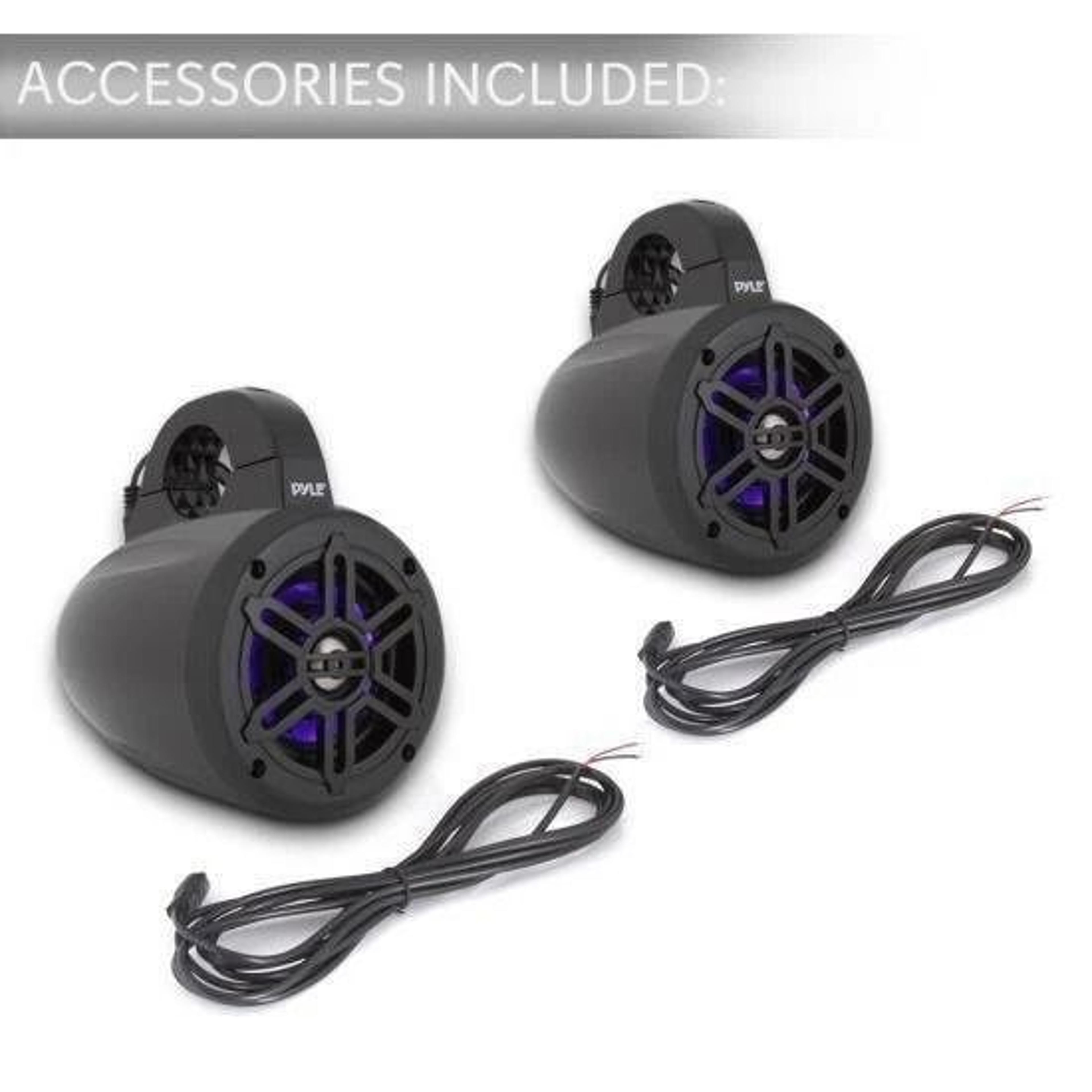 Bluetooth Marine Tower Speakers With LED Lights Speakers 3