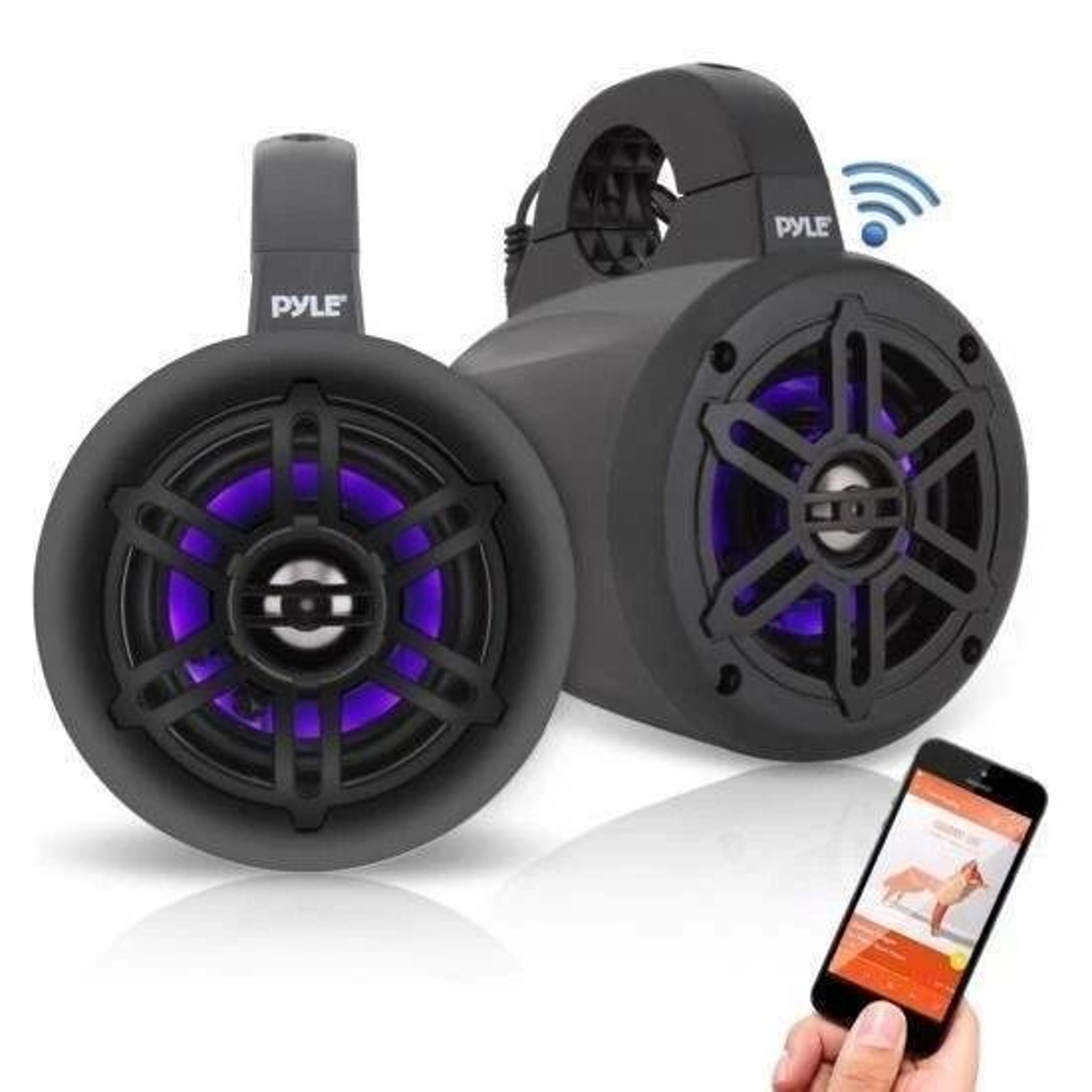 Bluetooth Marine Tower Speakers With LED Lights Speakers 8
