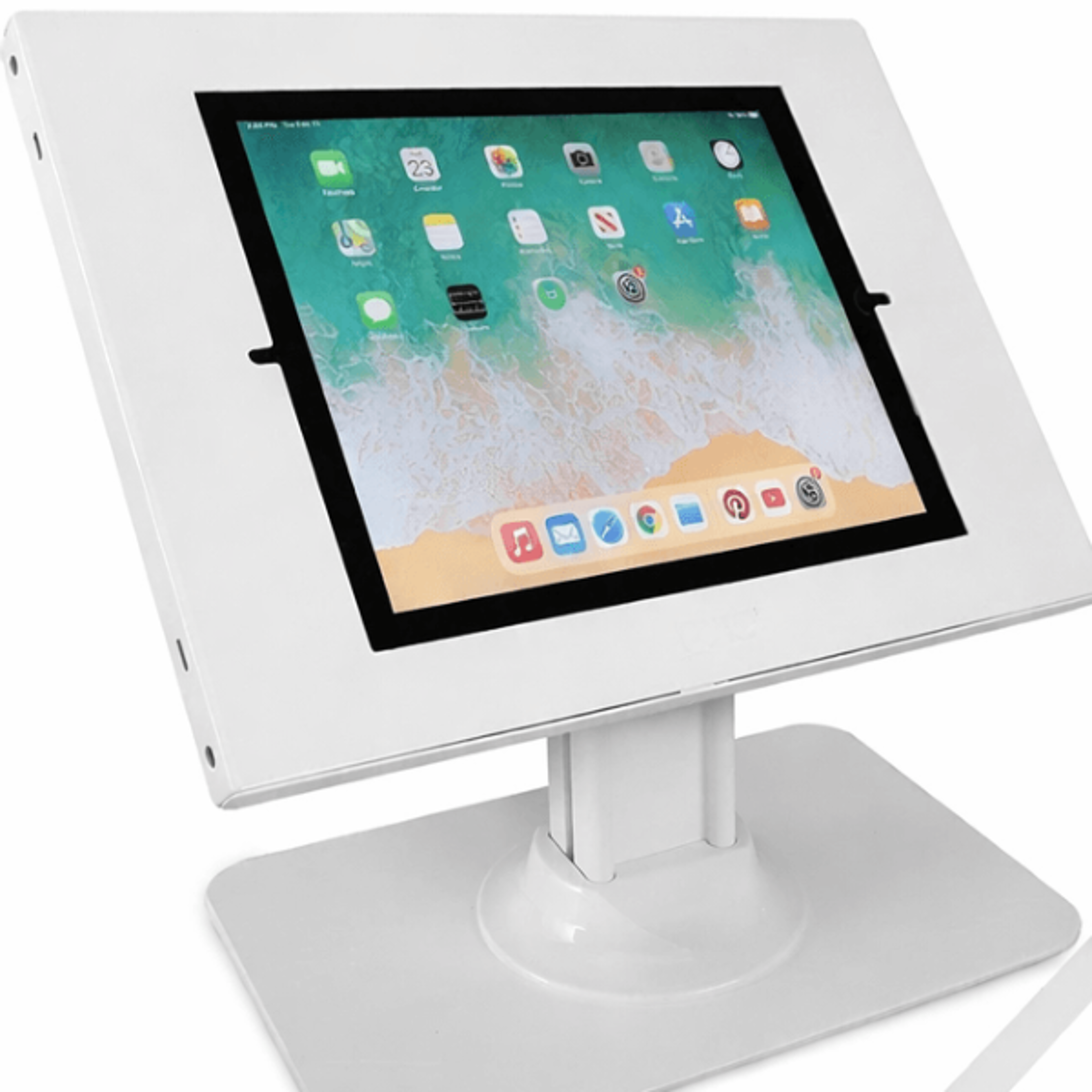 lockable tablet security stand desktop mount anti theft ipad kiosk holder
