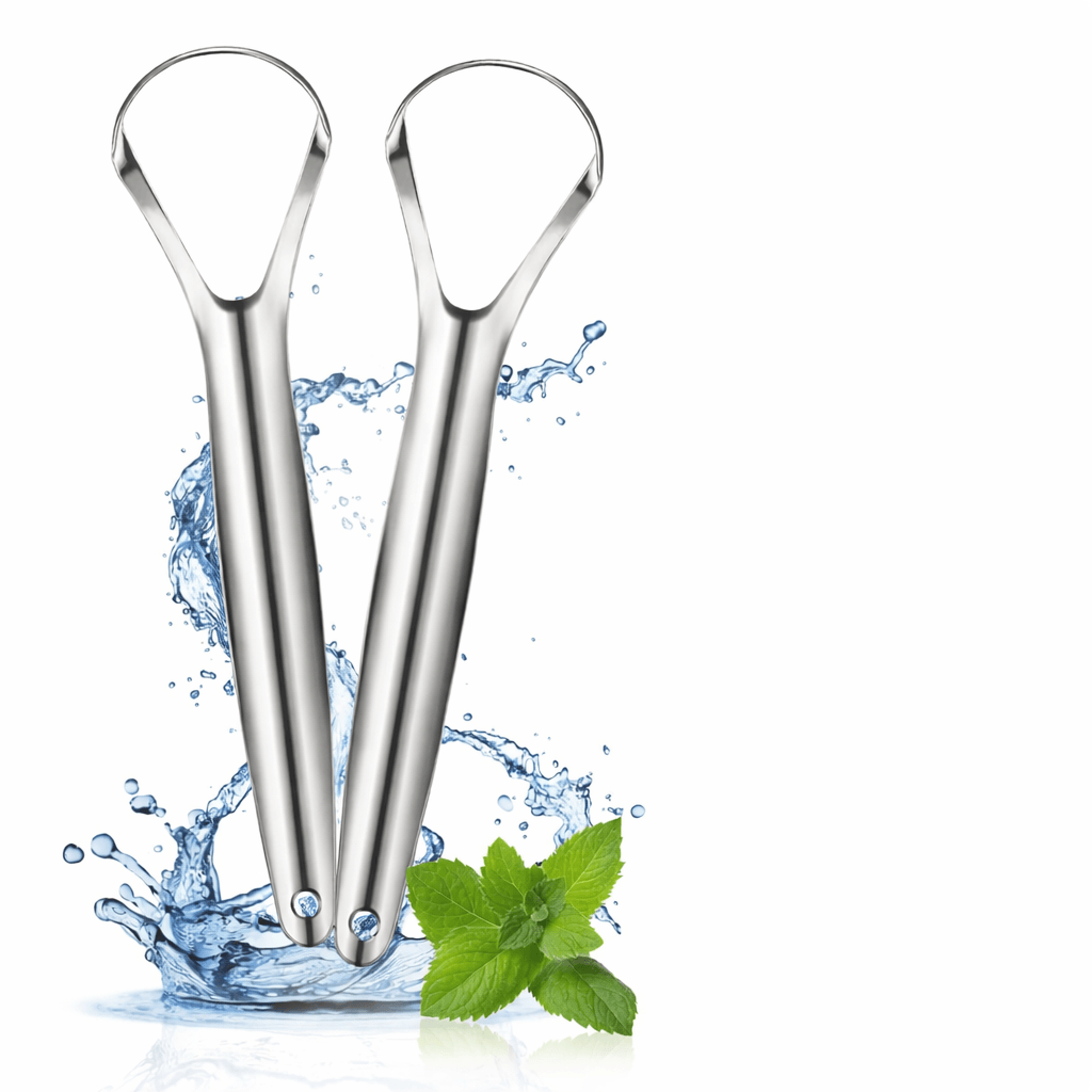 stainless steel tongue scraper for adults reusable tongue cleaners