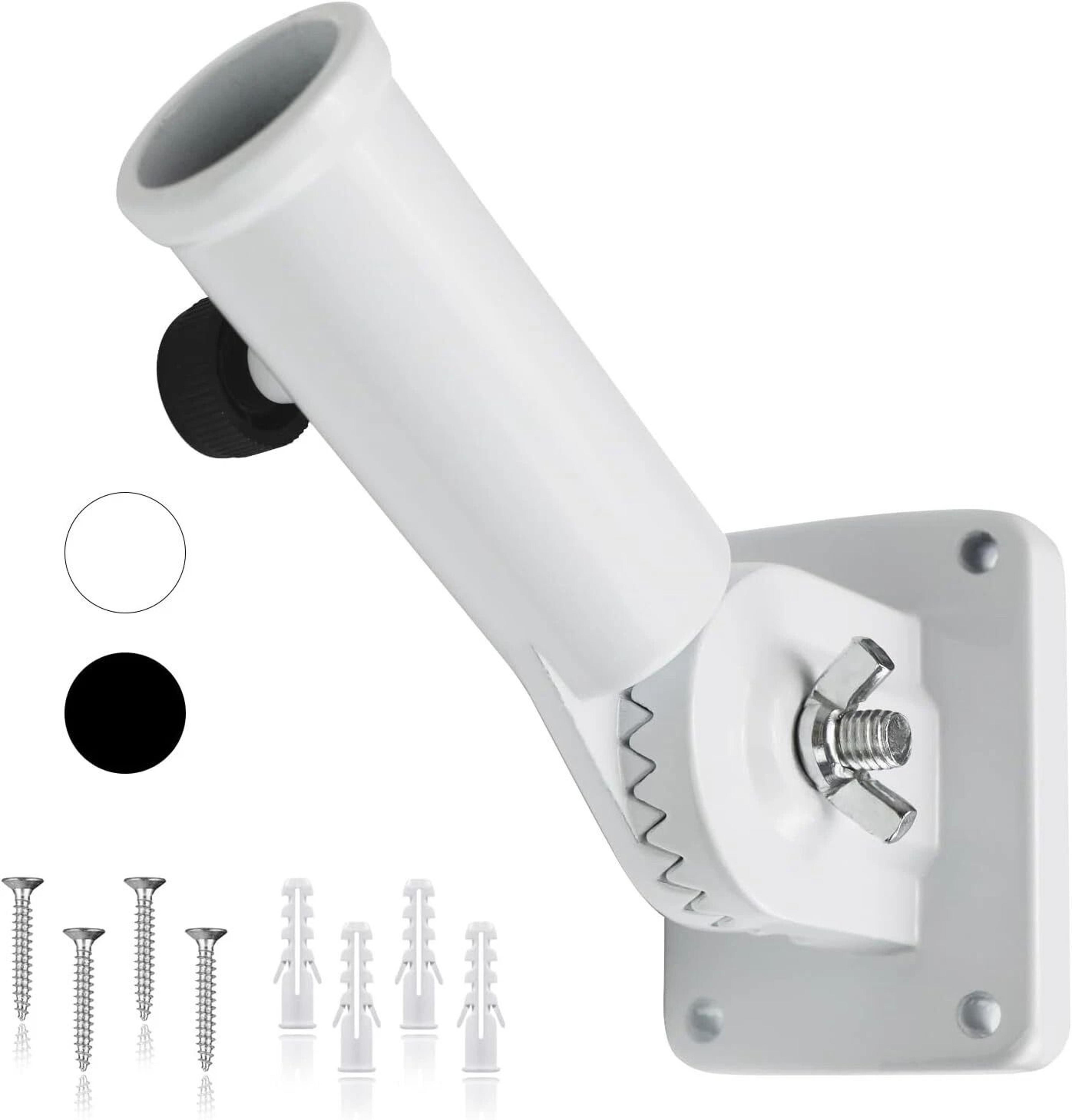 adjustable aluminum flag pole bracket for outside house multi position holder