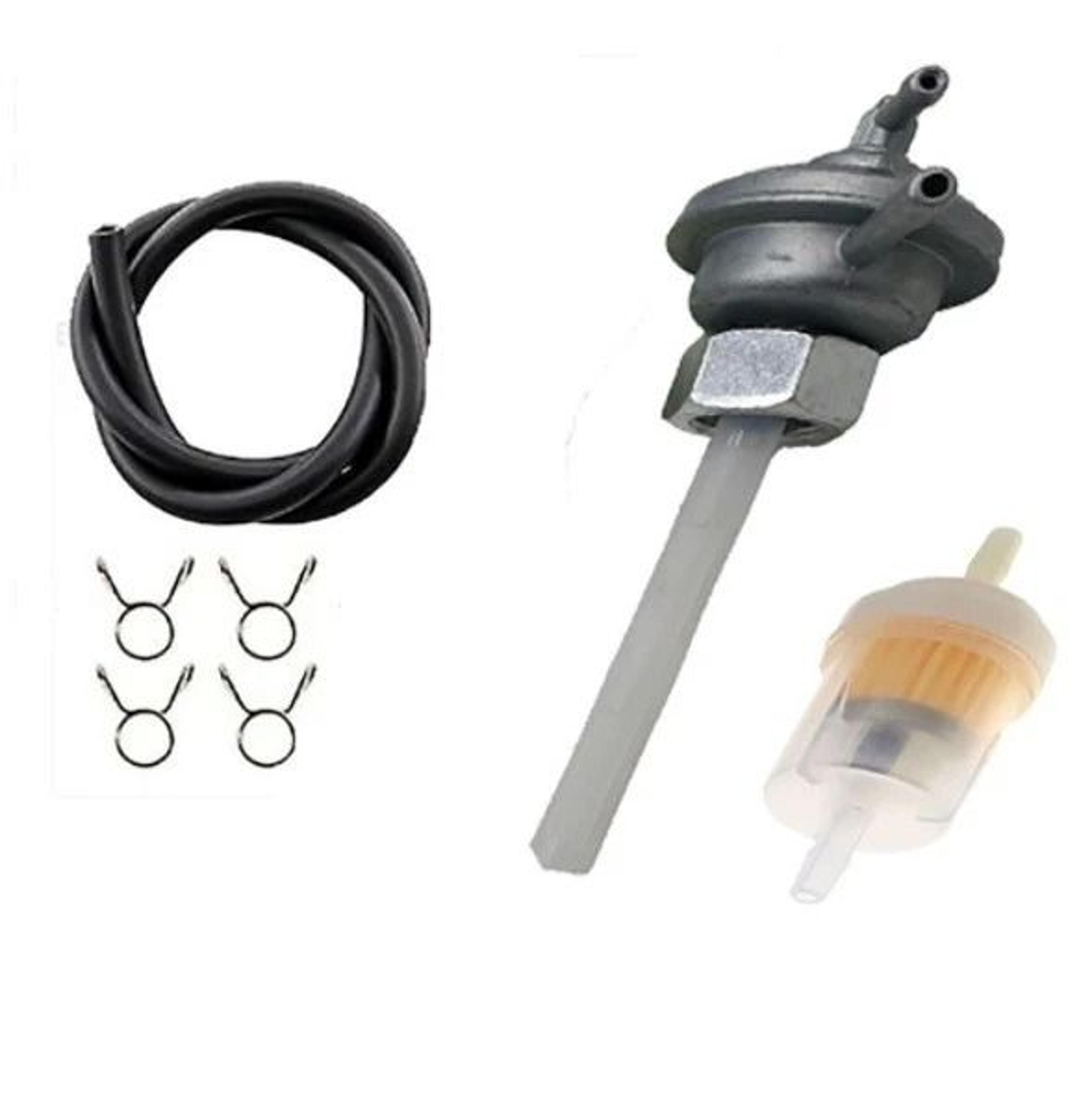fuel valve kit with filter and oil pipe for scooter motorcycle